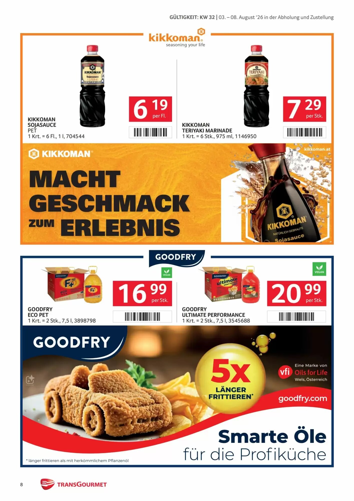 Transgourmet Flugblatt (ab 03.08.2026) - Angebote und Prospekt - Seite 8