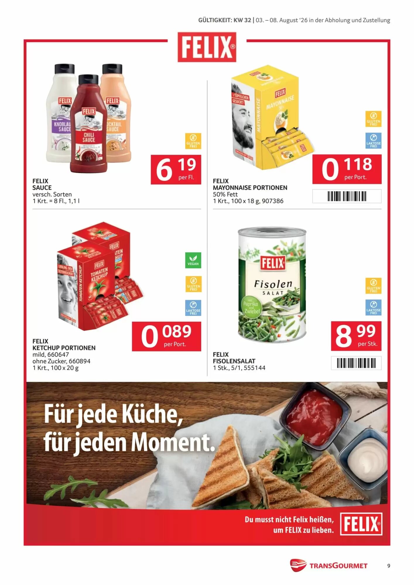 Transgourmet Flugblatt (ab 03.08.2026) - Angebote und Prospekt - Seite 9
