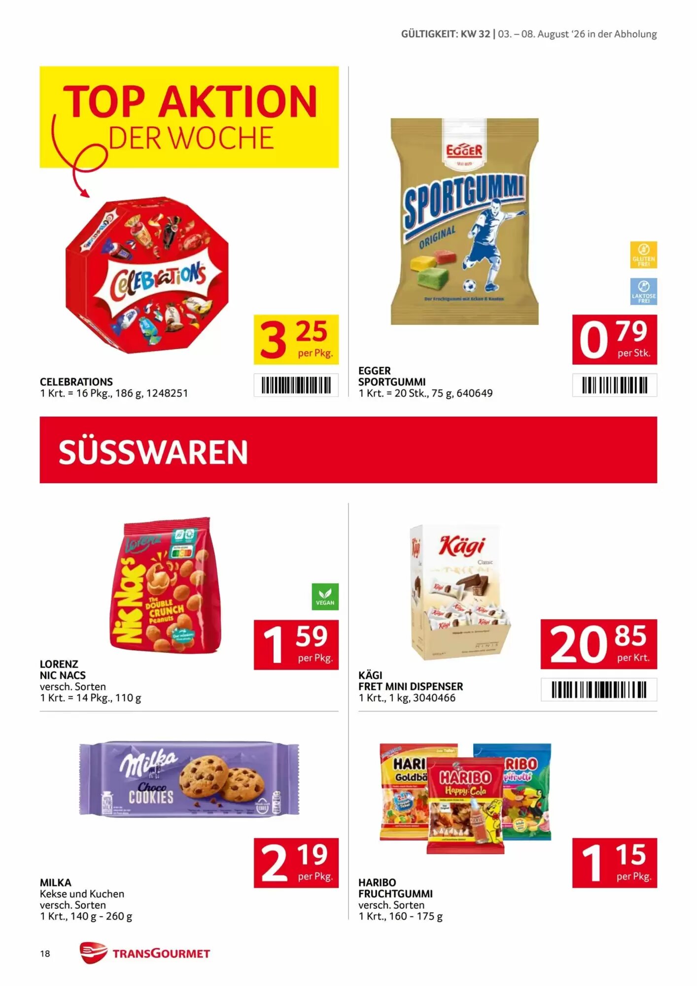 Transgourmet Flugblatt (ab 03.08.2026) - Angebote und Prospekt - Seite 18