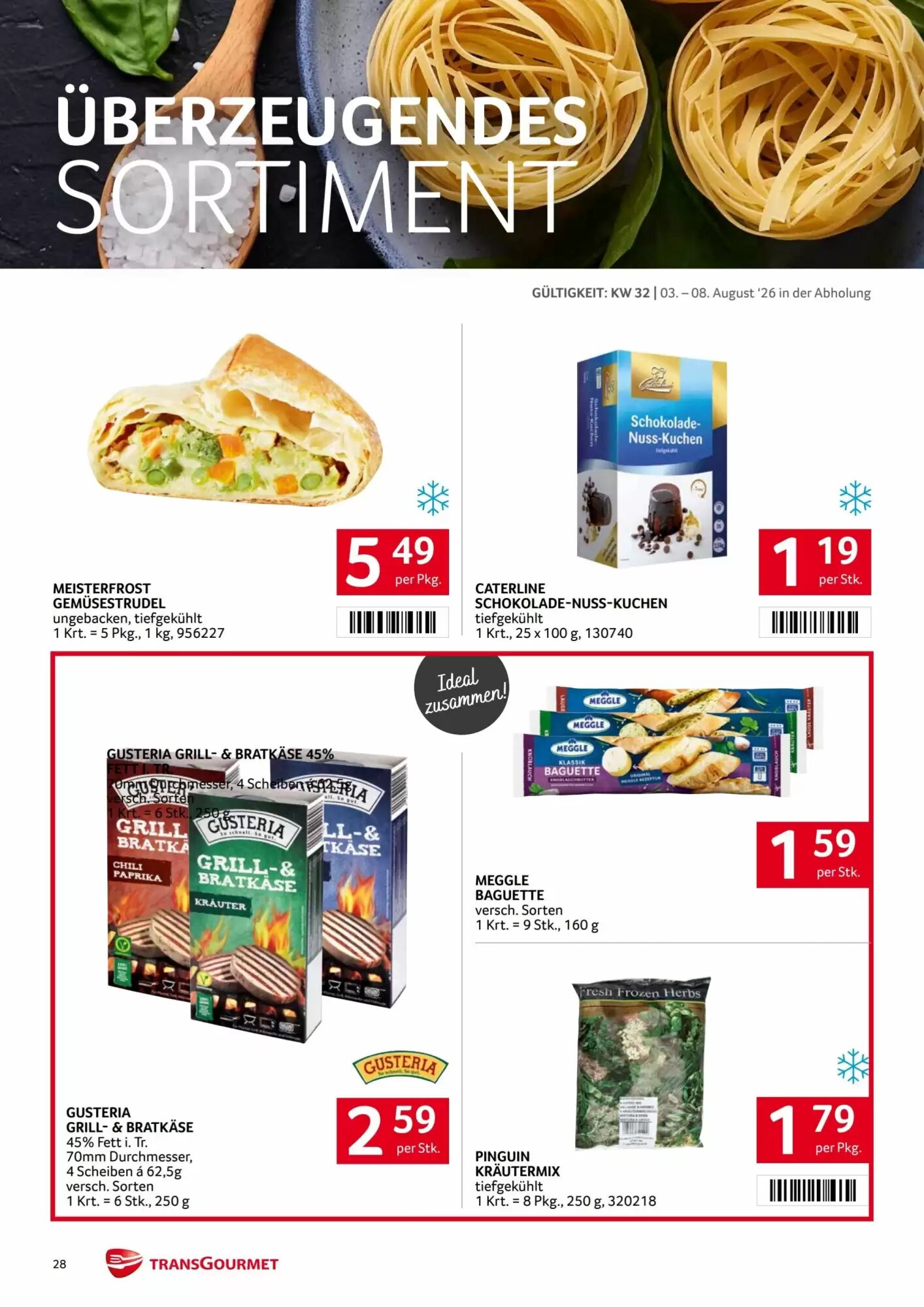 Transgourmet Flugblatt (ab 03.08.2026) - Angebote und Prospekt - Seite 28