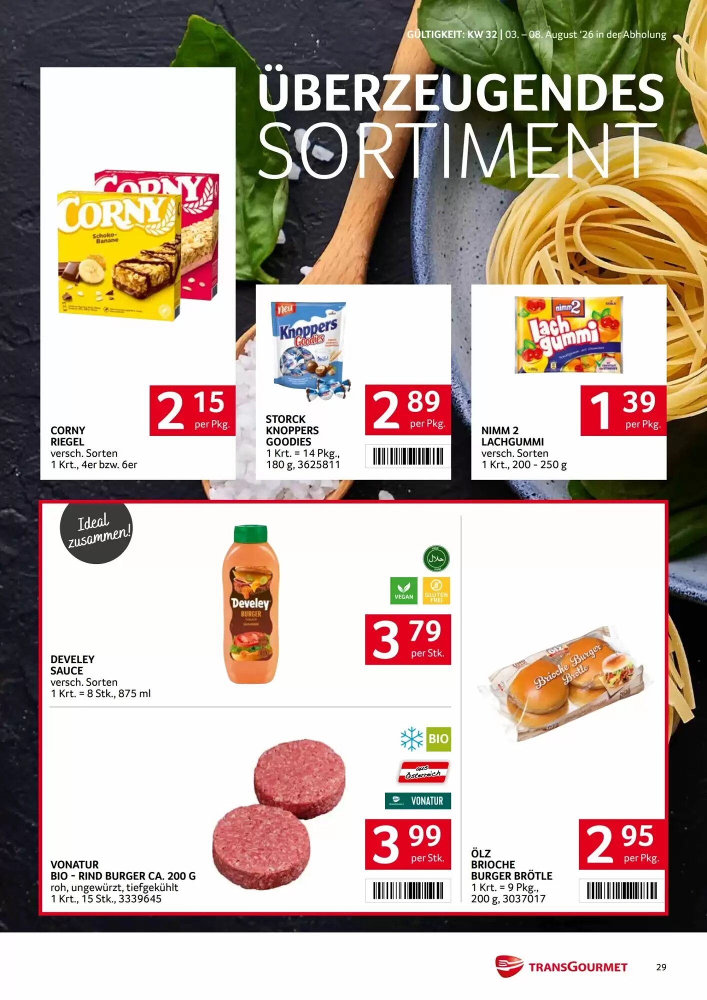 Transgourmet Flugblatt (ab 03.08.2026) - Angebote und Prospekt - Seite 29