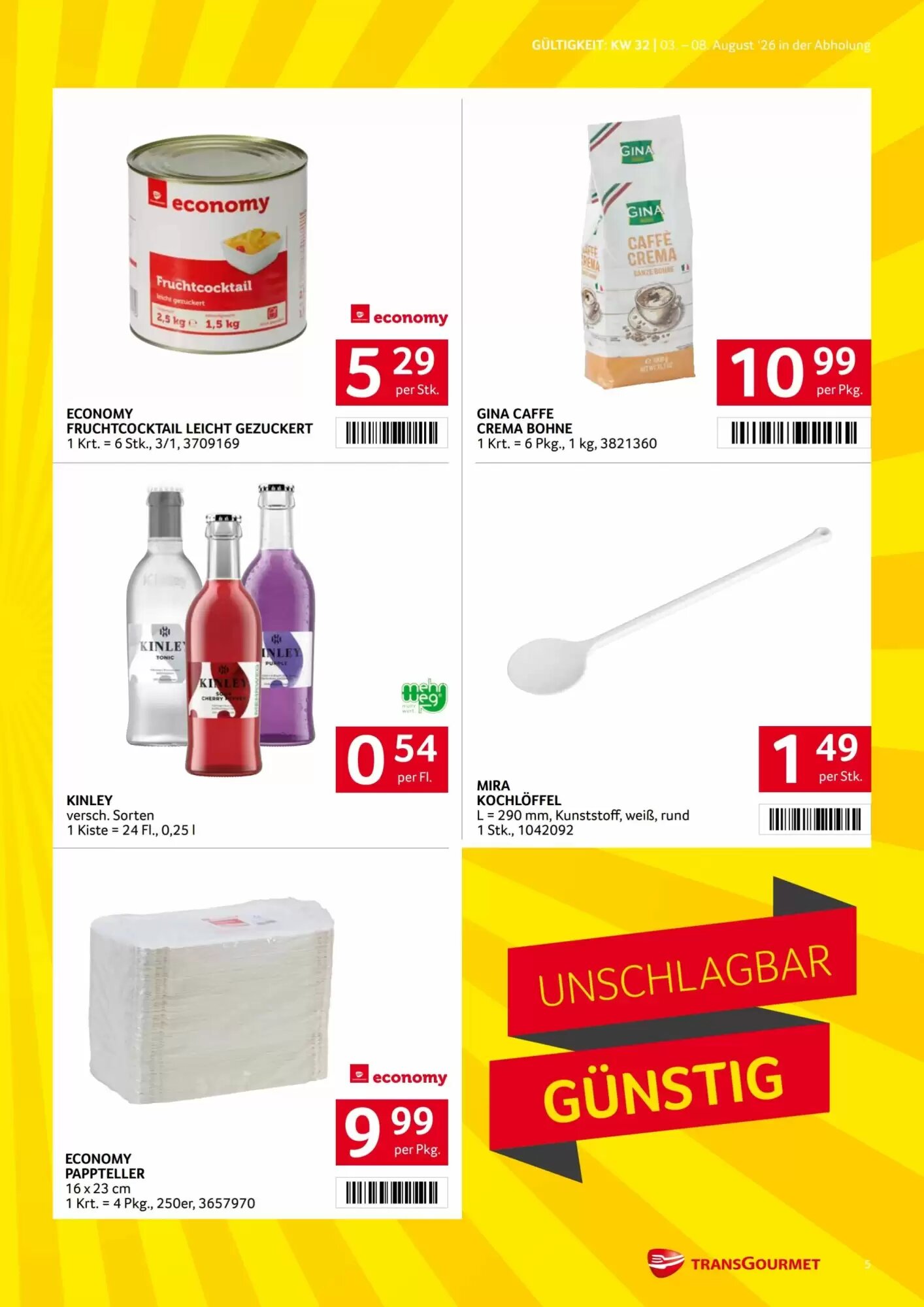 Transgourmet Flugblatt (ab 03.08.2026) - Angebote und Prospekt - Seite 5