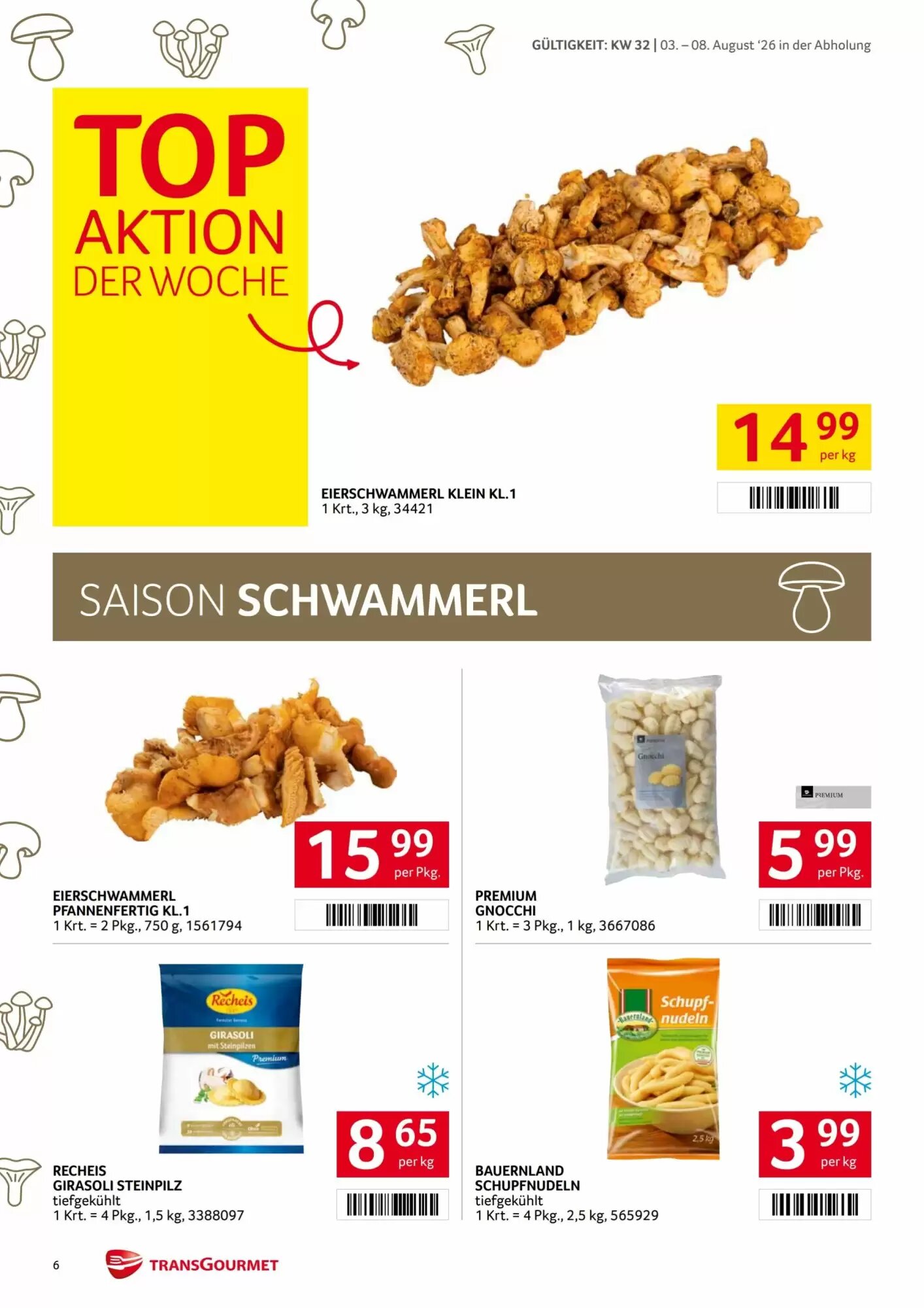 Transgourmet Flugblatt (ab 03.08.2026) - Angebote und Prospekt - Seite 6