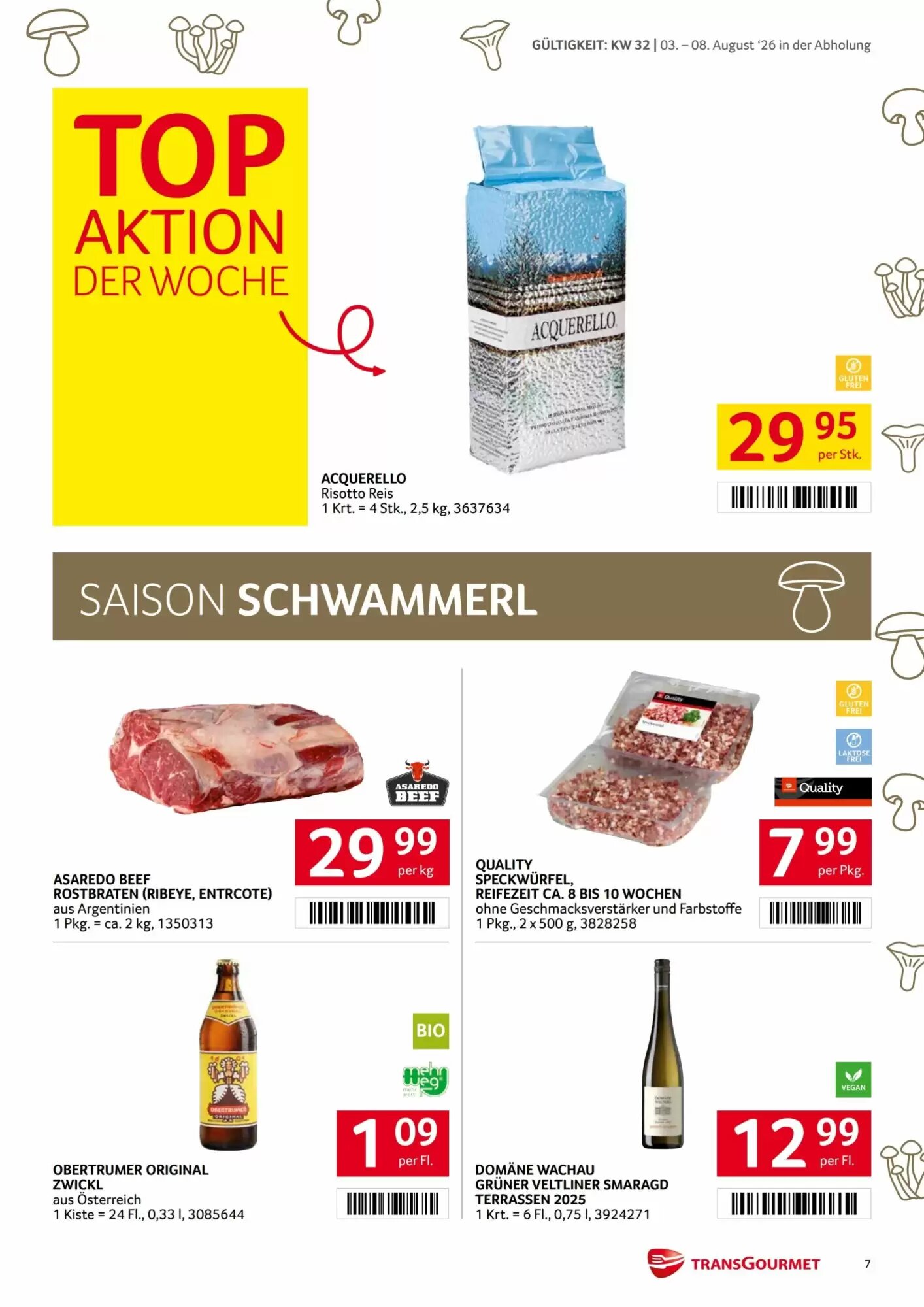 Transgourmet Flugblatt (ab 03.08.2026) - Angebote und Prospekt - Seite 7