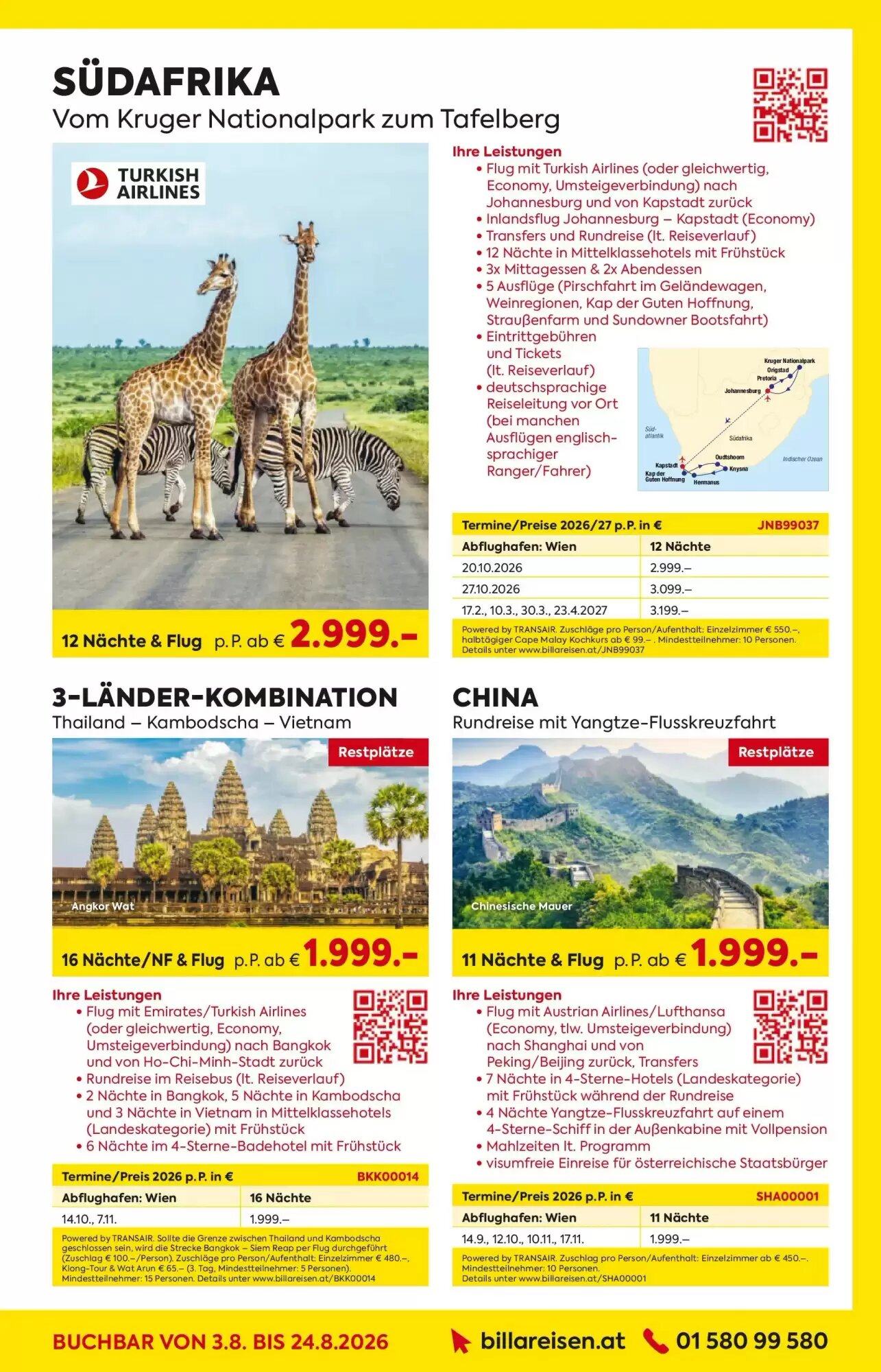 Billa Reisen Flugblatt (ab 03.08.2026) - Angebote und Prospekt - Seite 3