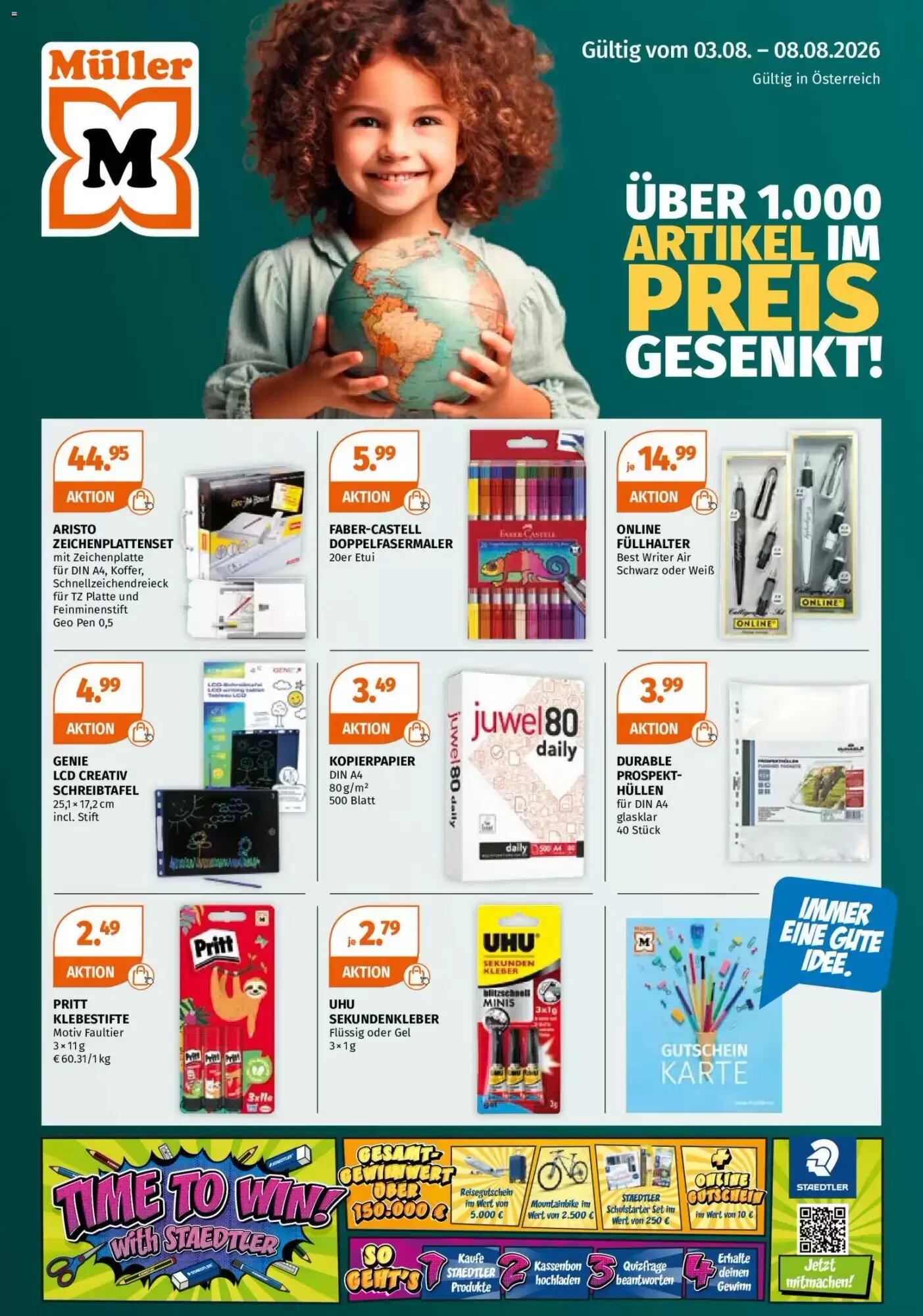 Müller Flugblatt (ab 03.08.2026) - Angebote und Prospekt - Seite 1