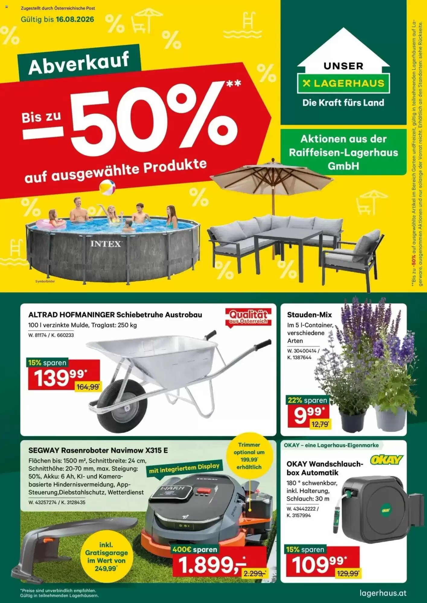 Lagerhaus Flugblatt (ab 03.08.2026) - Angebote und Prospekt - Seite 1