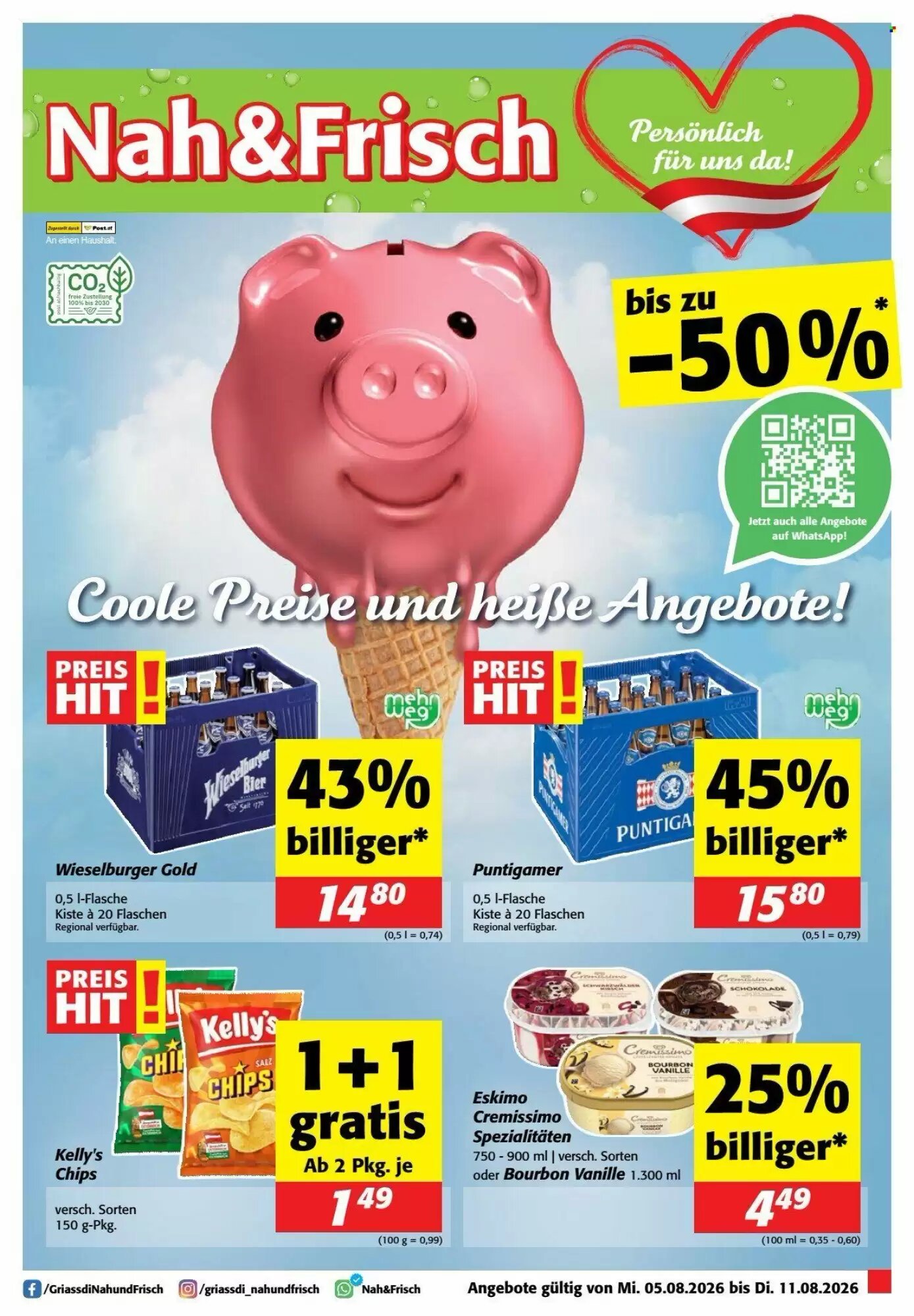 Nah&Frisch Flugblatt (ab 05.08.2026) - Angebote und Prospekt - Seite 1