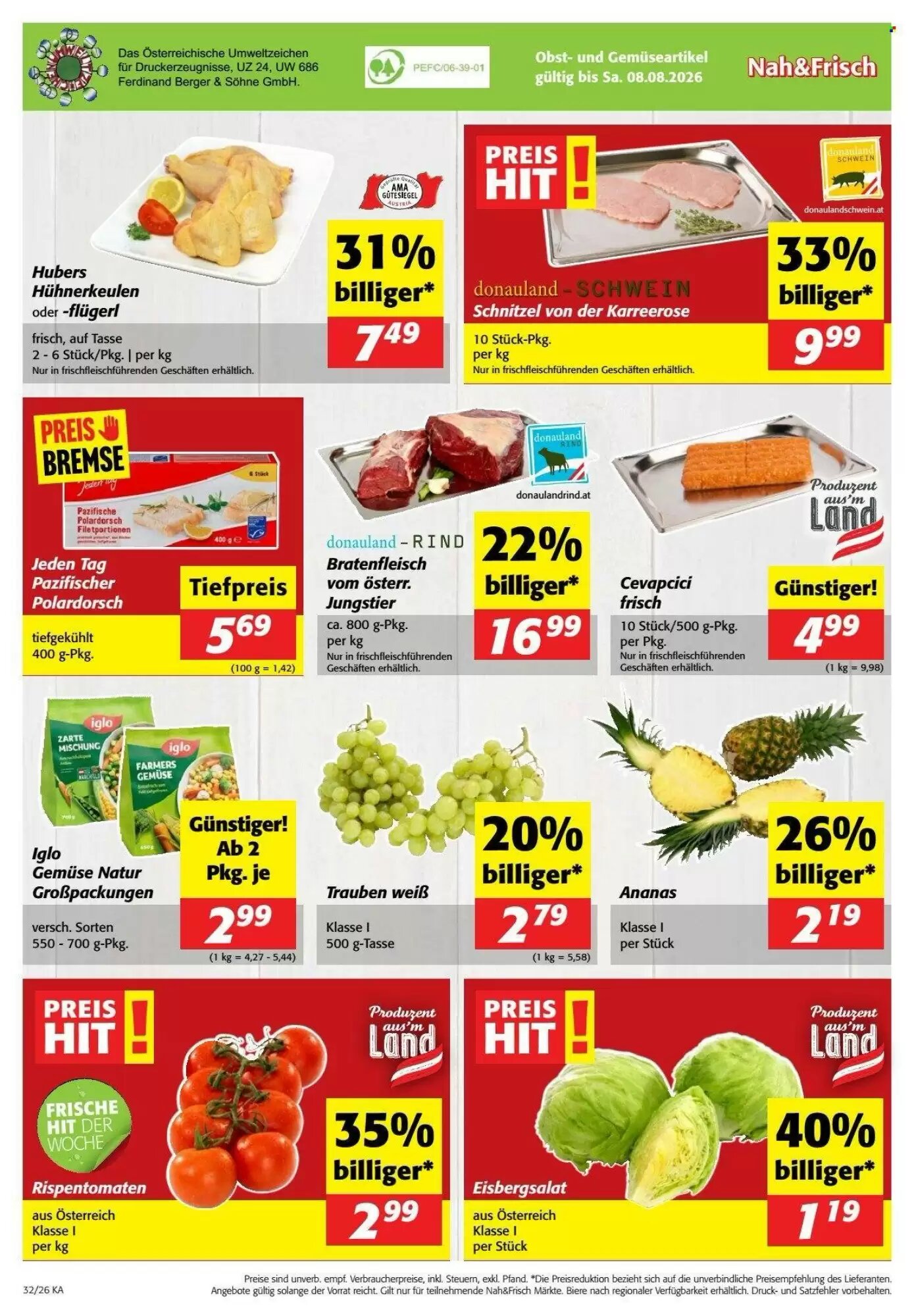 Nah&Frisch Flugblatt (ab 05.08.2026) - Angebote und Prospekt - Seite 8