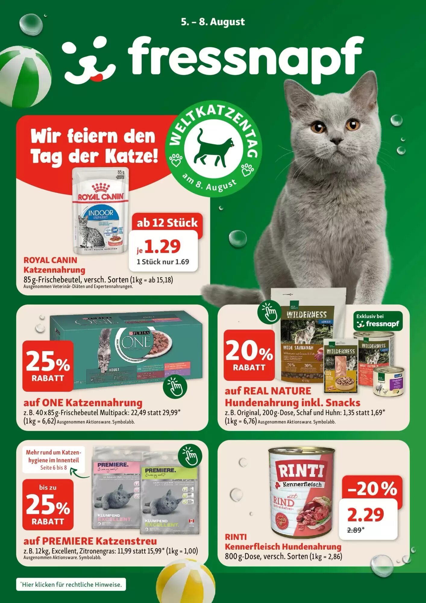 Fressnapf Flugblatt (ab 05.08.2026) - Angebote und Prospekt - Seite 1