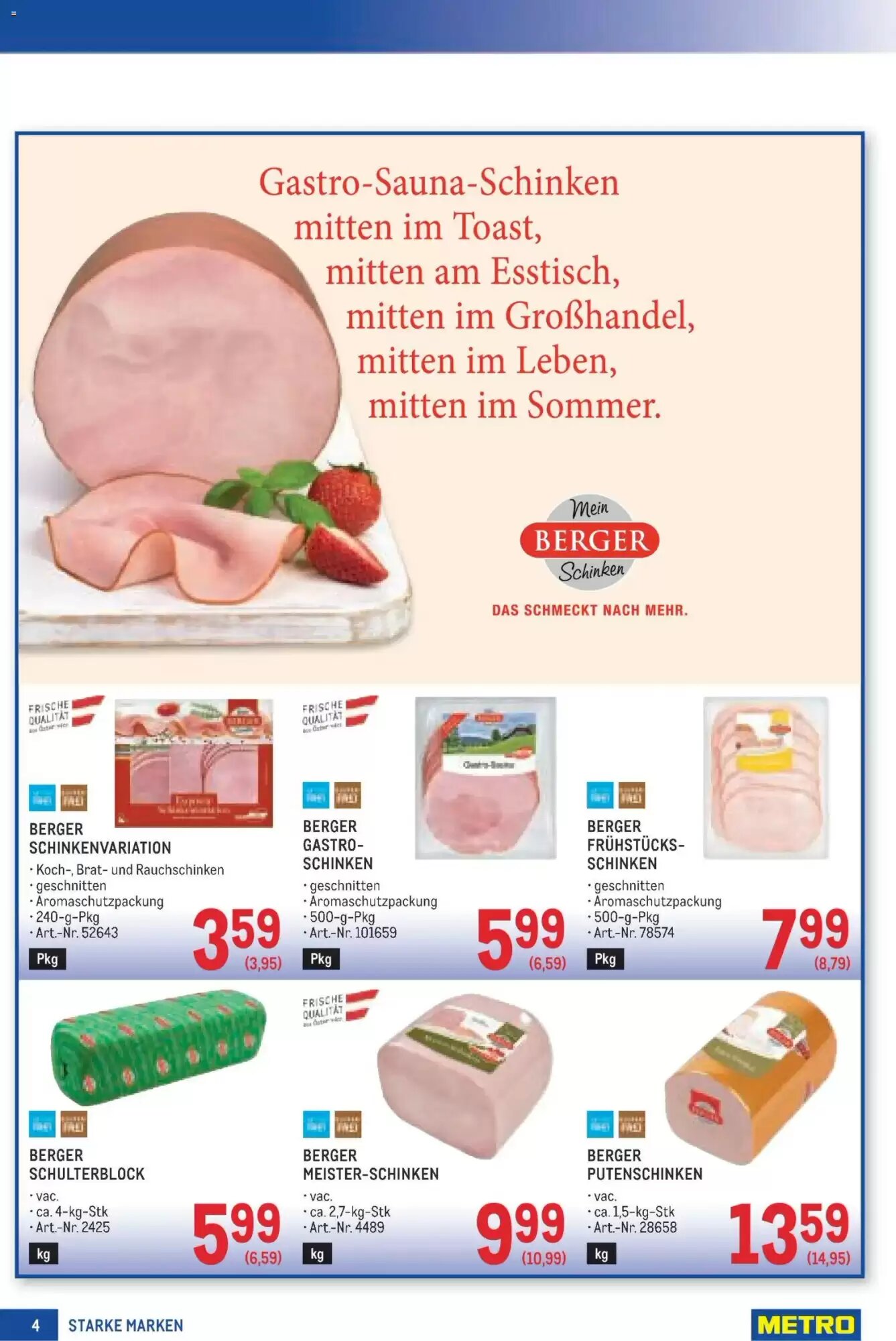 Metro Flugblatt (ab 06.08.2026) - Angebote und Prospekt - Seite 4