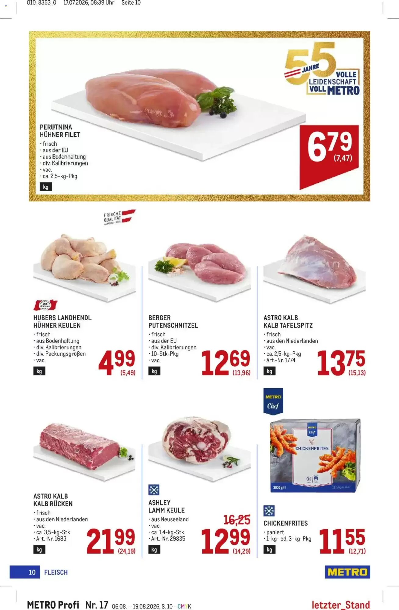 Metro Flugblatt (ab 06.08.2026) - Angebote und Prospekt - Seite 10