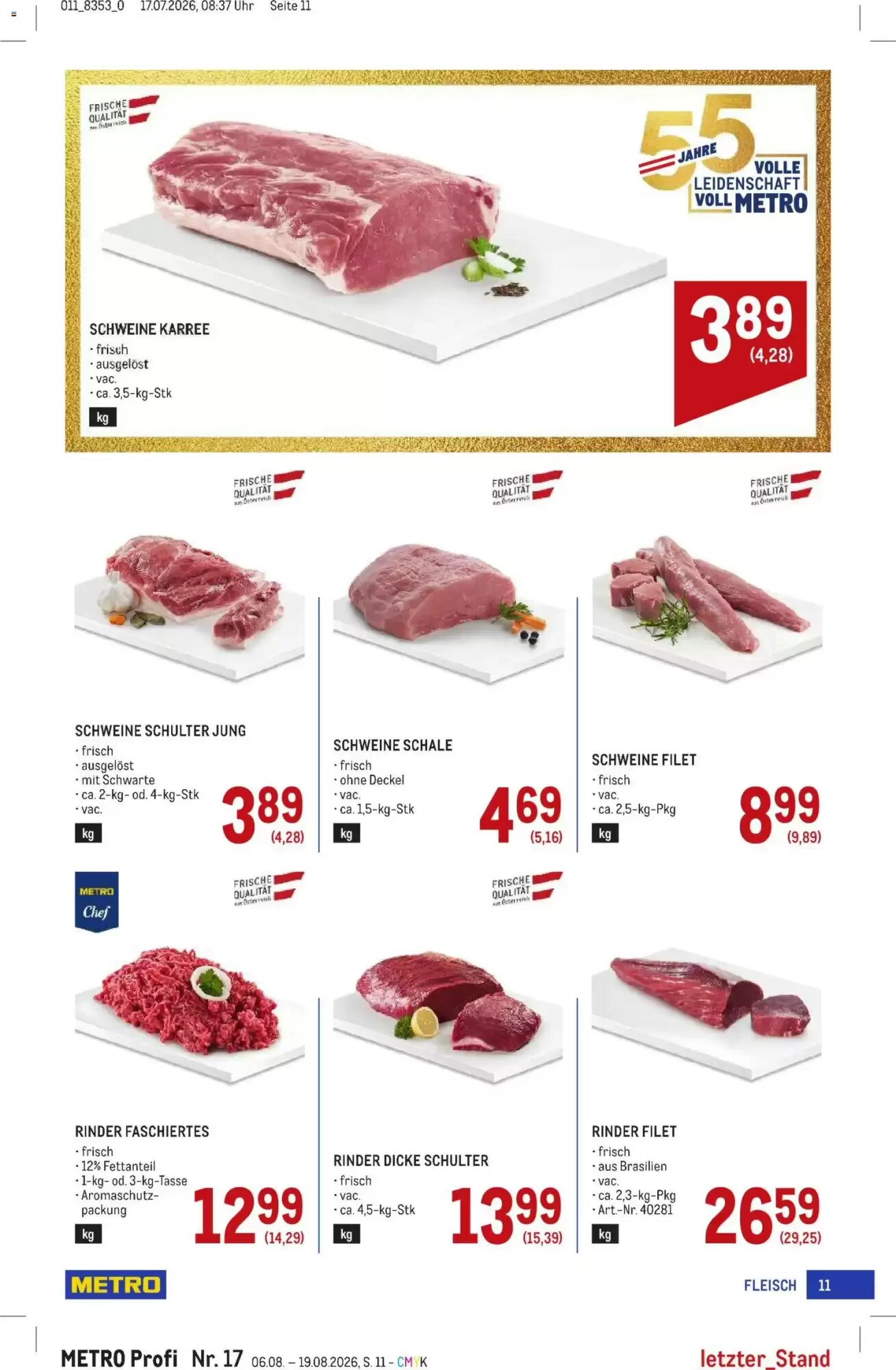 Metro Flugblatt (ab 06.08.2026) - Angebote und Prospekt - Seite 11