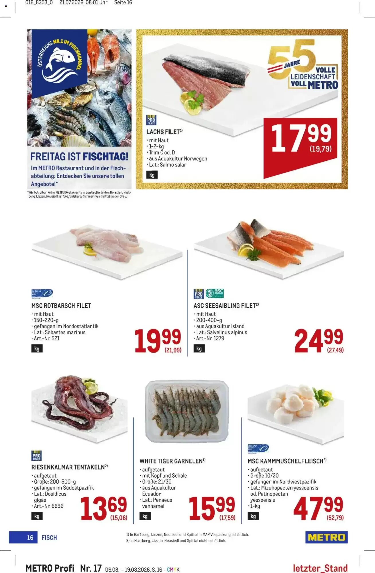 Metro Flugblatt (ab 06.08.2026) - Angebote und Prospekt - Seite 16