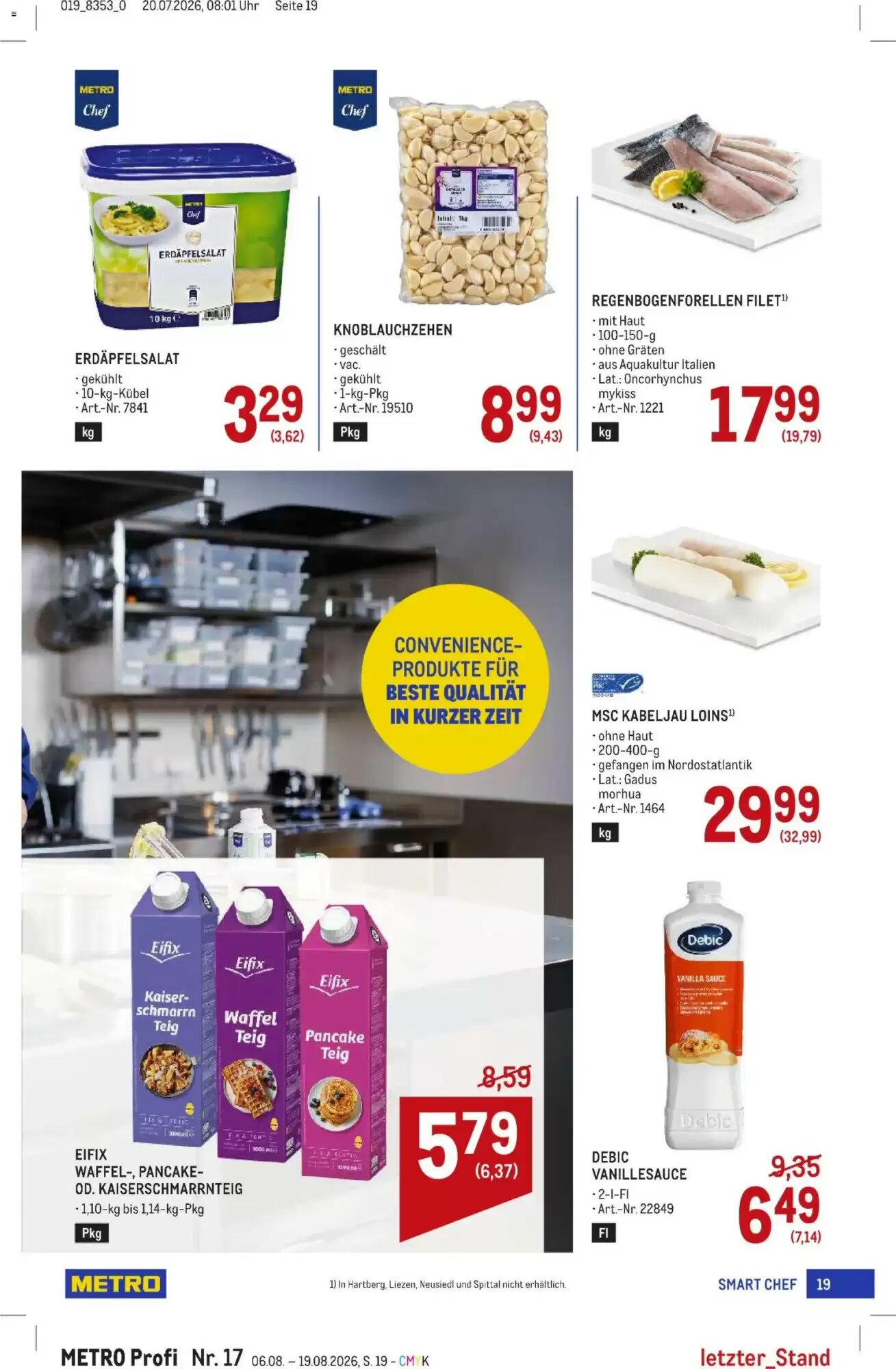 Metro Flugblatt (ab 06.08.2026) - Angebote und Prospekt - Seite 19