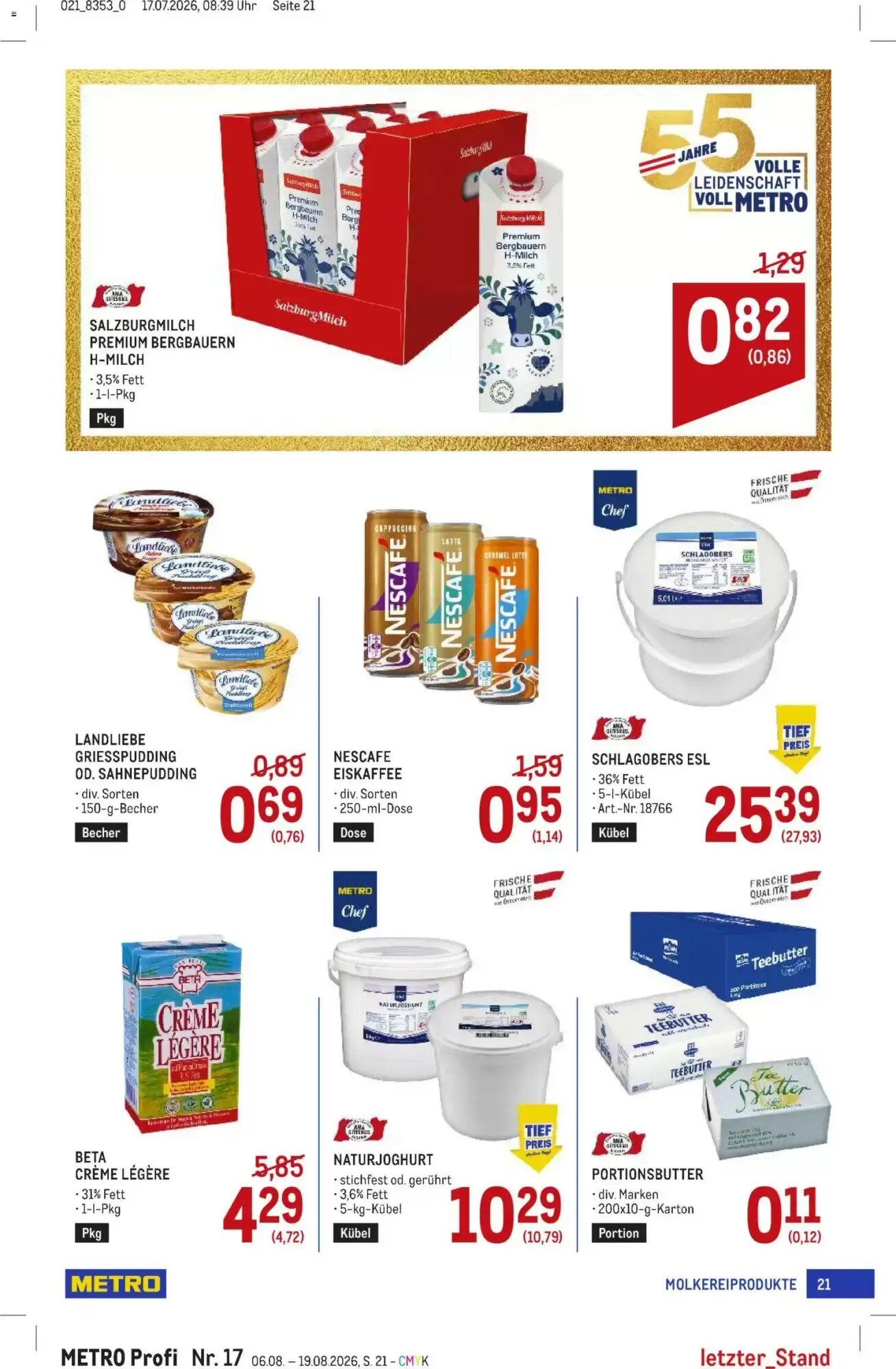 Metro Flugblatt (ab 06.08.2026) - Angebote und Prospekt - Seite 21