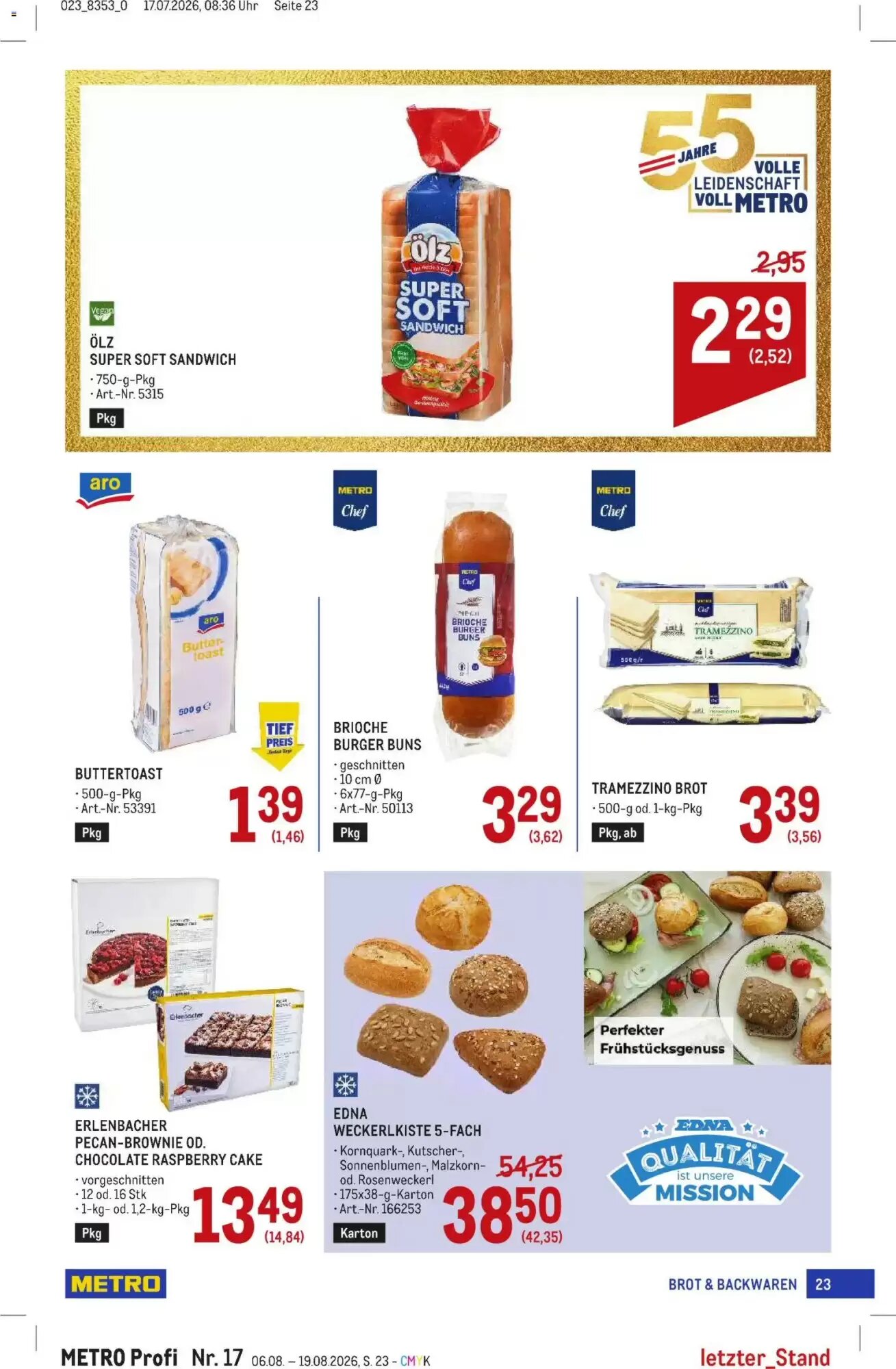 Metro Flugblatt (ab 06.08.2026) - Angebote und Prospekt - Seite 23