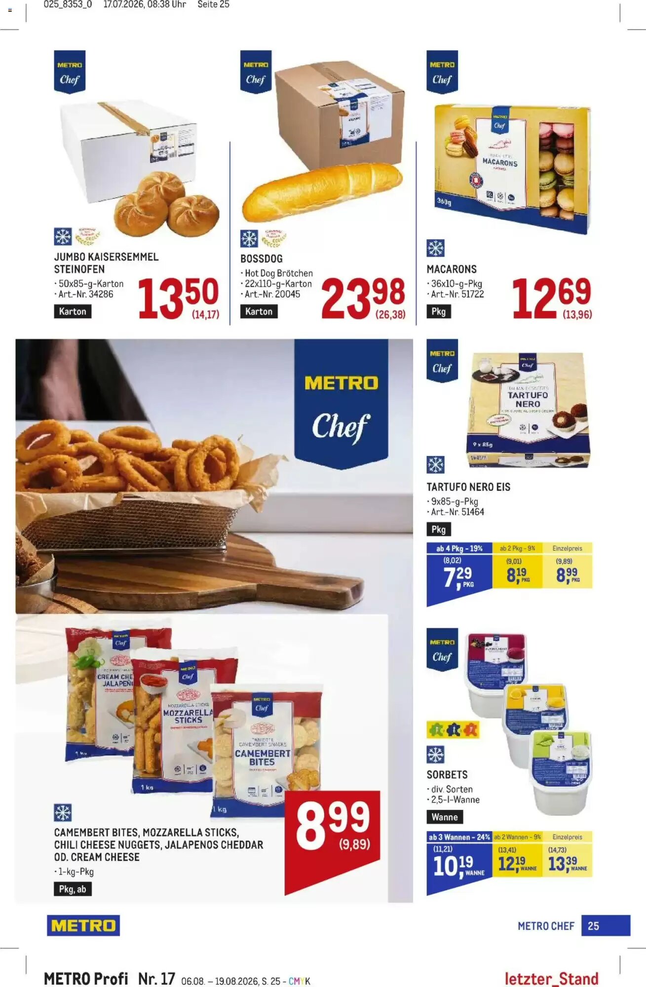 Metro Flugblatt (ab 06.08.2026) - Angebote und Prospekt - Seite 25