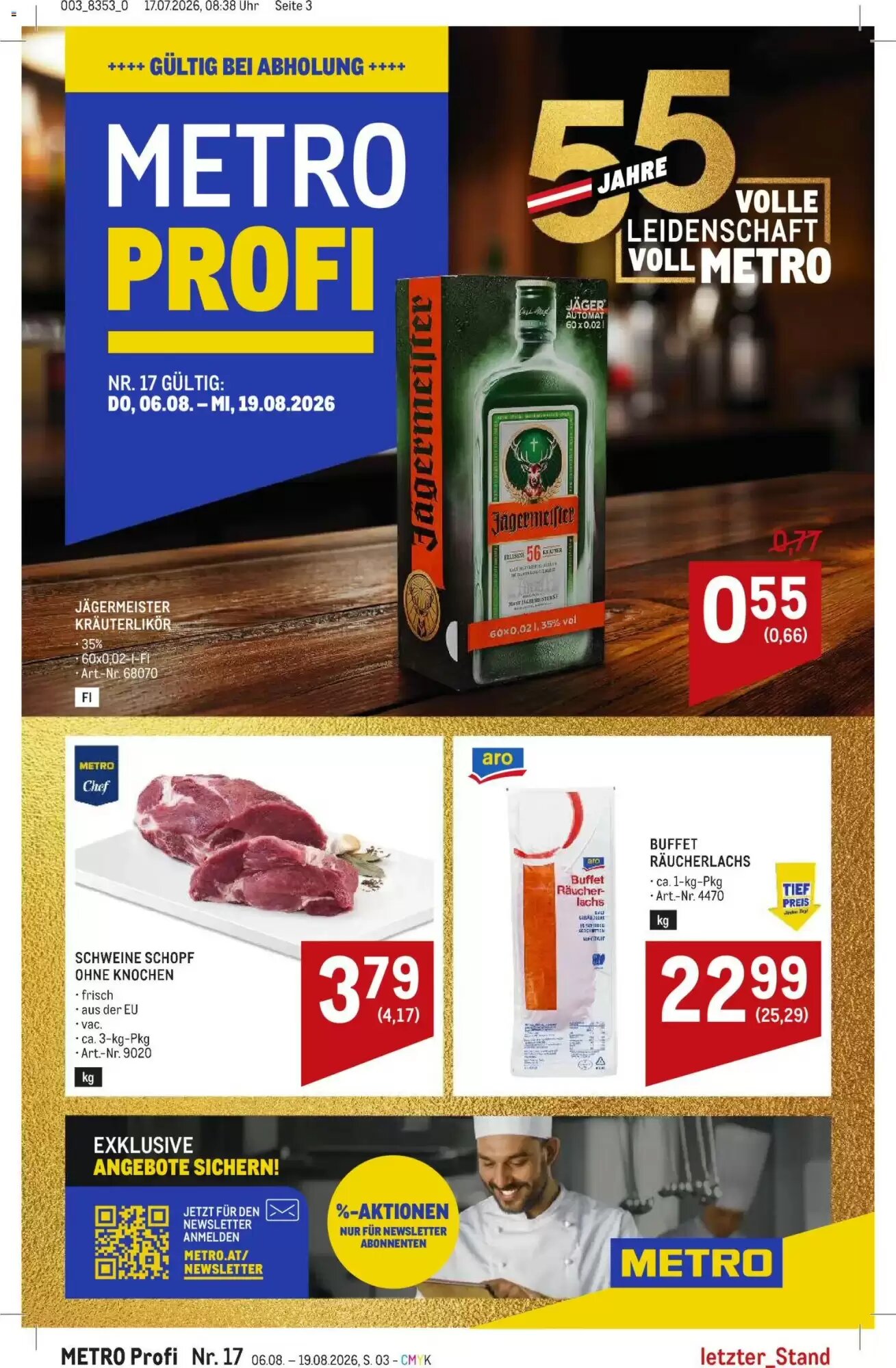 Metro Flugblatt (ab 06.08.2026) - Angebote und Prospekt - Seite 3