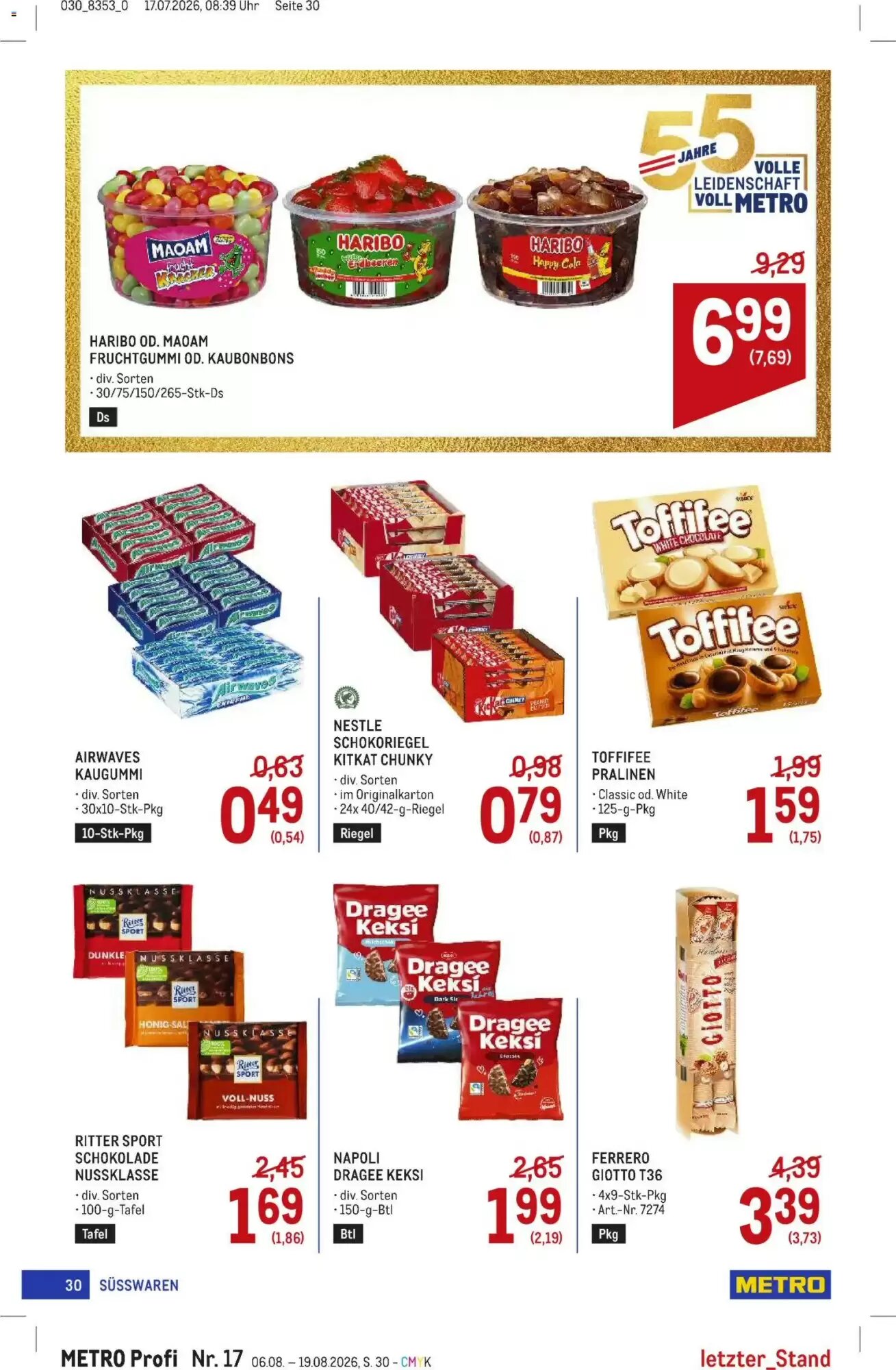 Metro Flugblatt (ab 06.08.2026) - Angebote und Prospekt - Seite 30