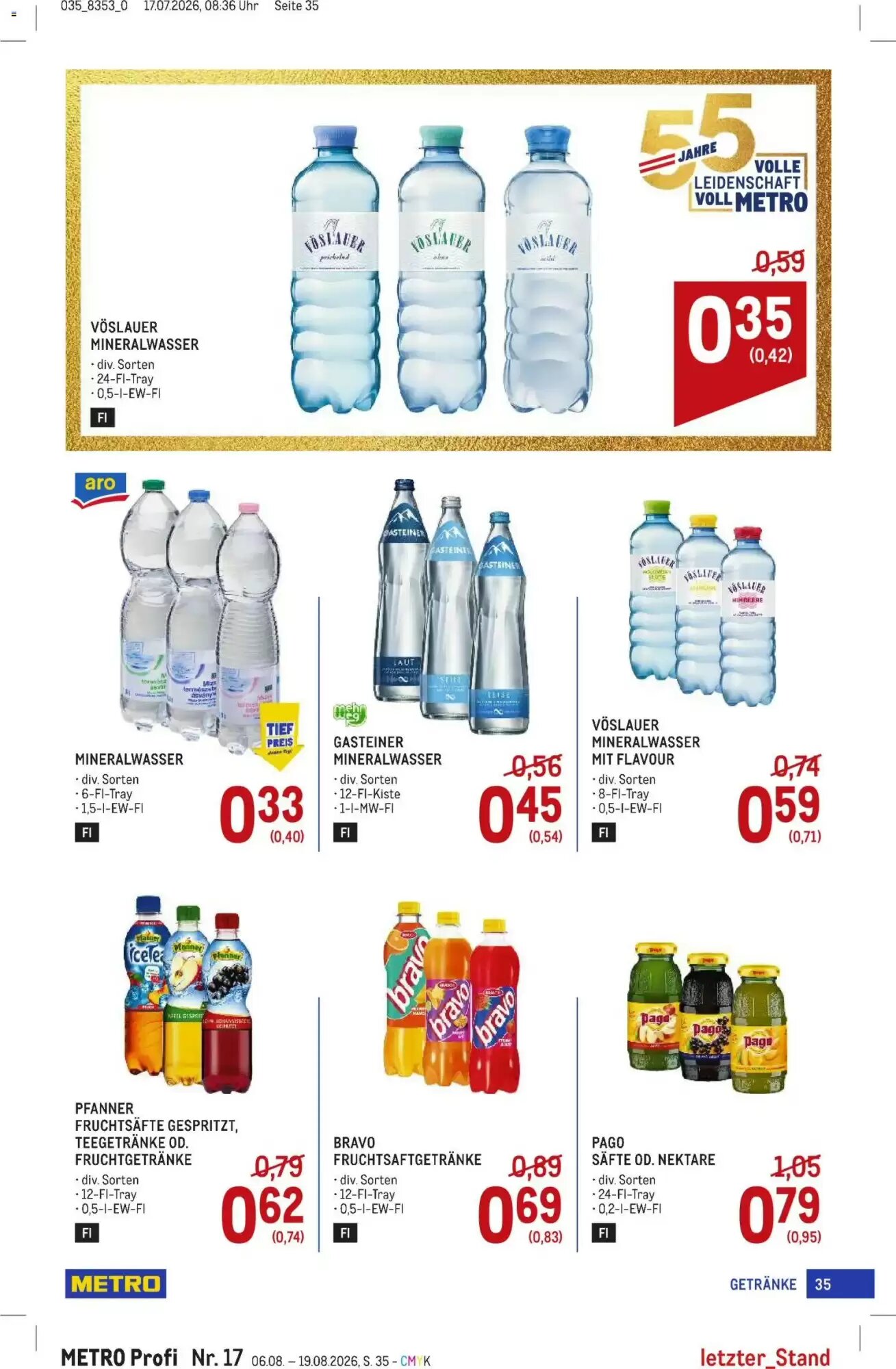 Metro Flugblatt (ab 06.08.2026) - Angebote und Prospekt - Seite 35