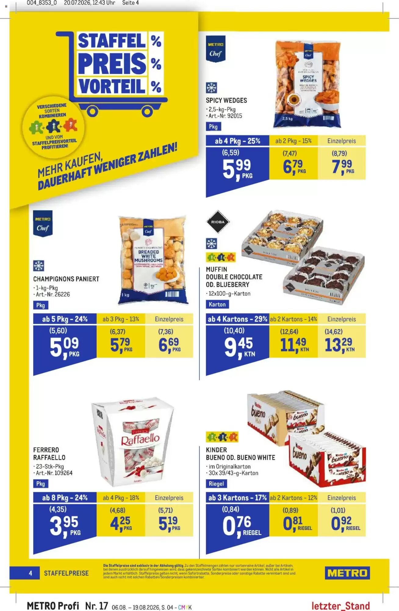 Metro Flugblatt (ab 06.08.2026) - Angebote und Prospekt - Seite 4