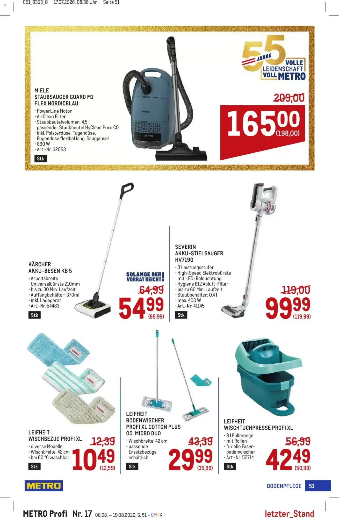Metro Flugblatt (ab 06.08.2026) - Angebote und Prospekt - Seite 51
