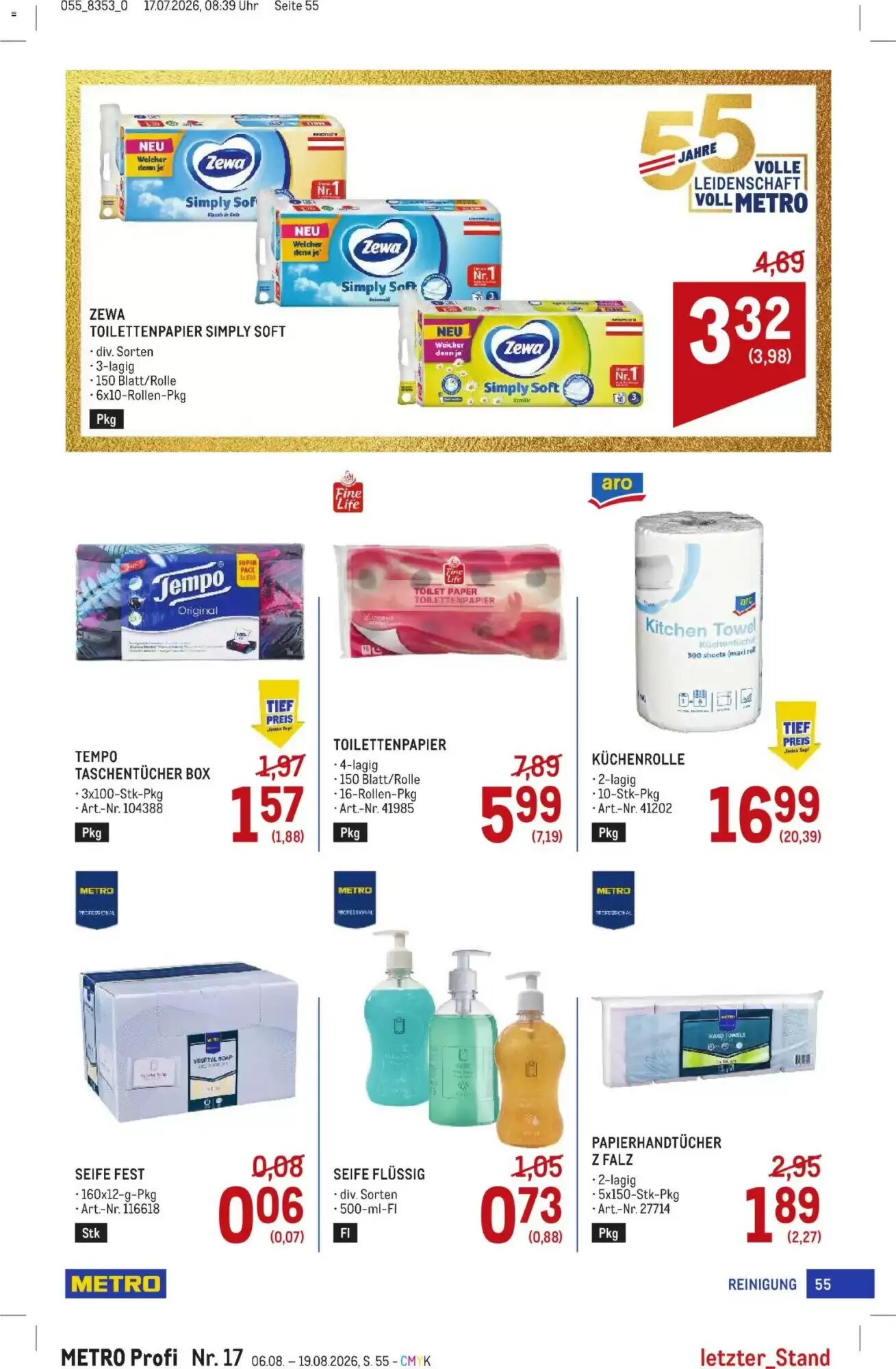 Metro Flugblatt (ab 06.08.2026) - Angebote und Prospekt - Seite 55