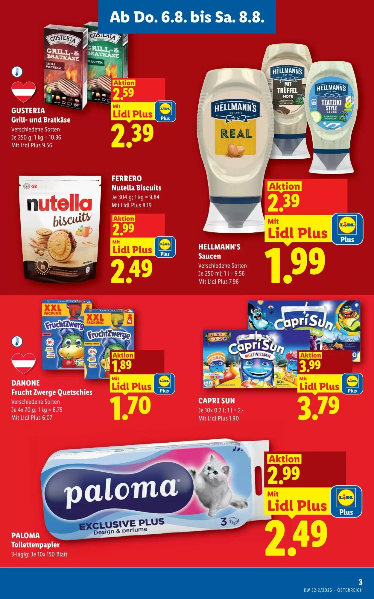 Lidl Flugblatt (ab 06.08.2026) - Angebote und Prospekt - Seite 3