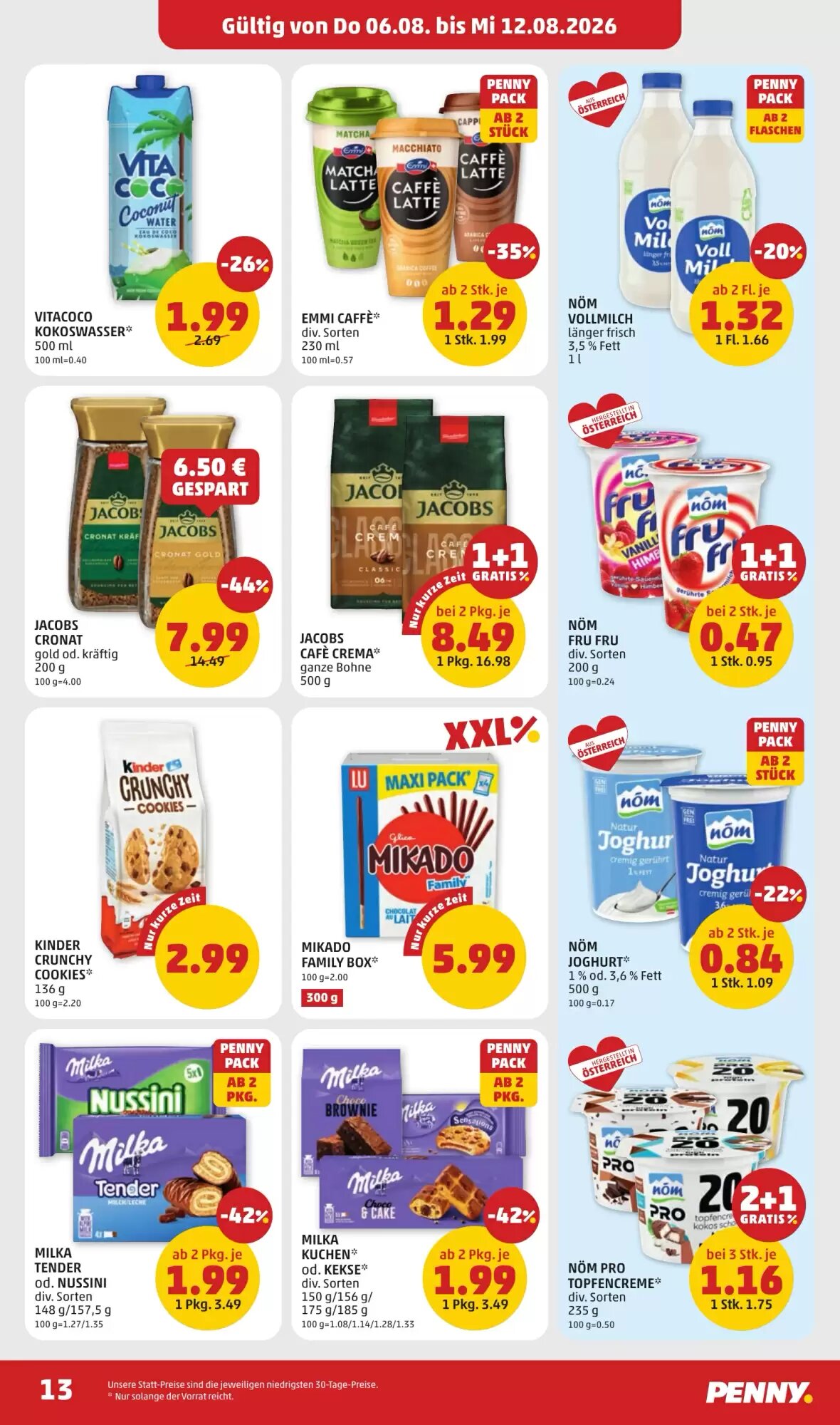 PENNY Flugblatt (ab 06.08.2026) - Angebote und Prospekt - Seite 13