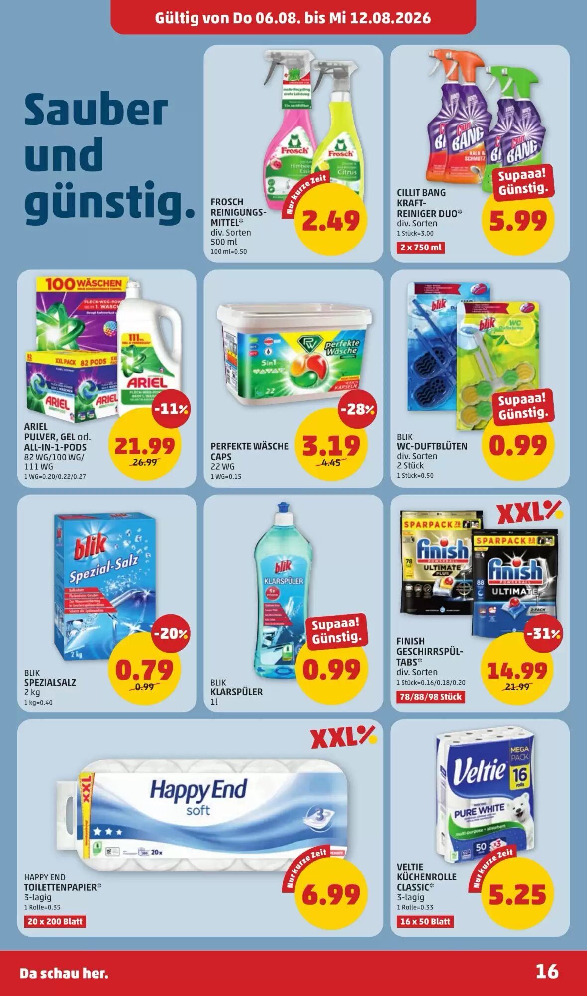 PENNY Flugblatt (ab 06.08.2026) - Angebote und Prospekt - Seite 16