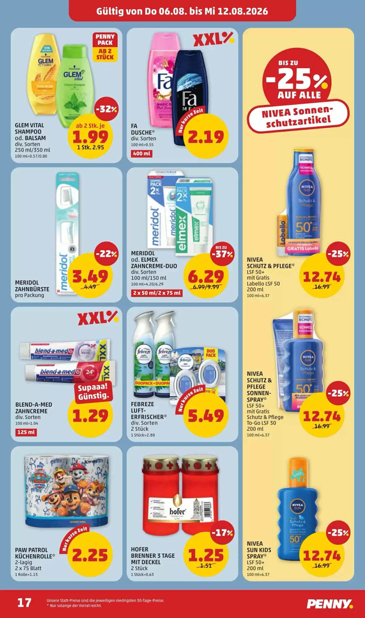 PENNY Flugblatt (ab 06.08.2026) - Angebote und Prospekt - Seite 17