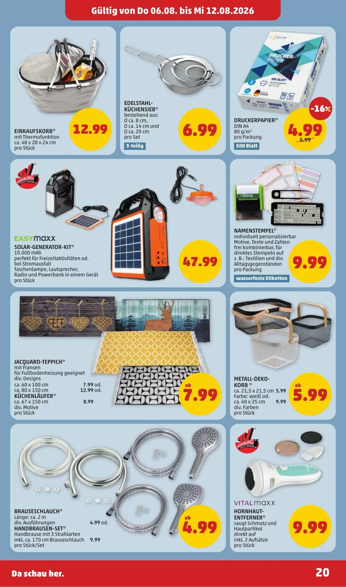 PENNY Flugblatt (ab 06.08.2026) - Angebote und Prospekt - Seite 20