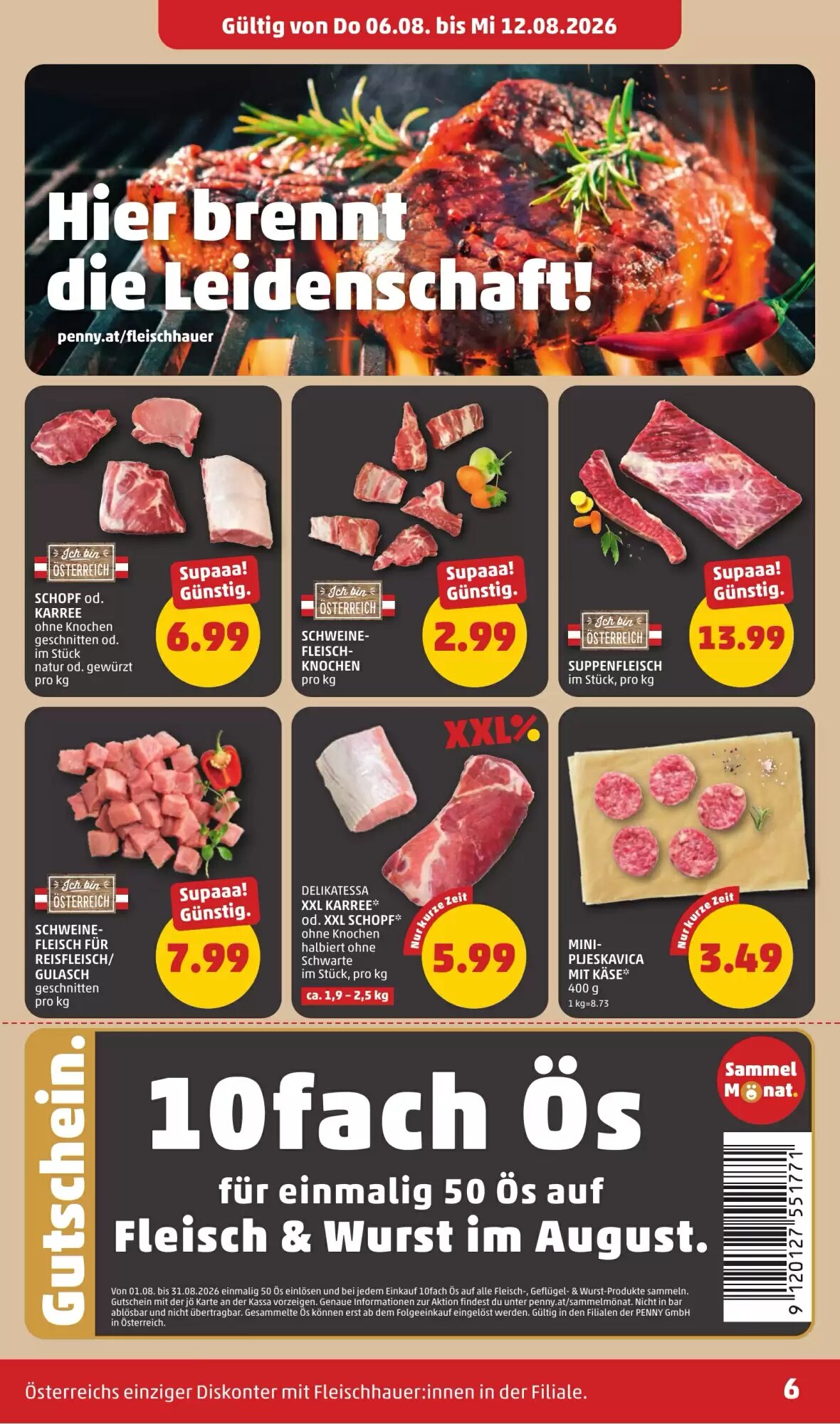 PENNY Flugblatt (ab 06.08.2026) - Angebote und Prospekt - Seite 6