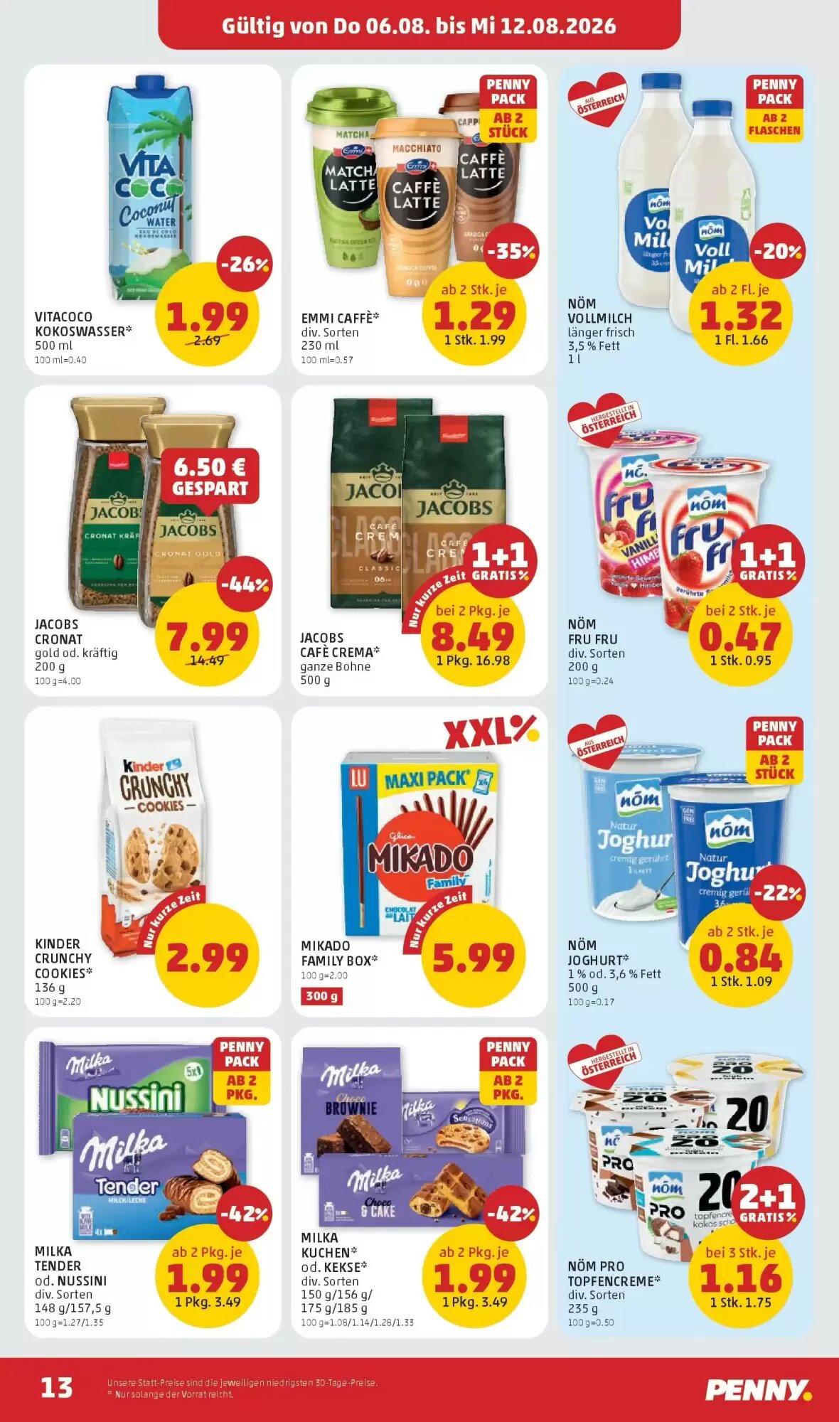 PENNY Flugblatt (ab 06.08.2026) - Angebote und Prospekt - Seite 13