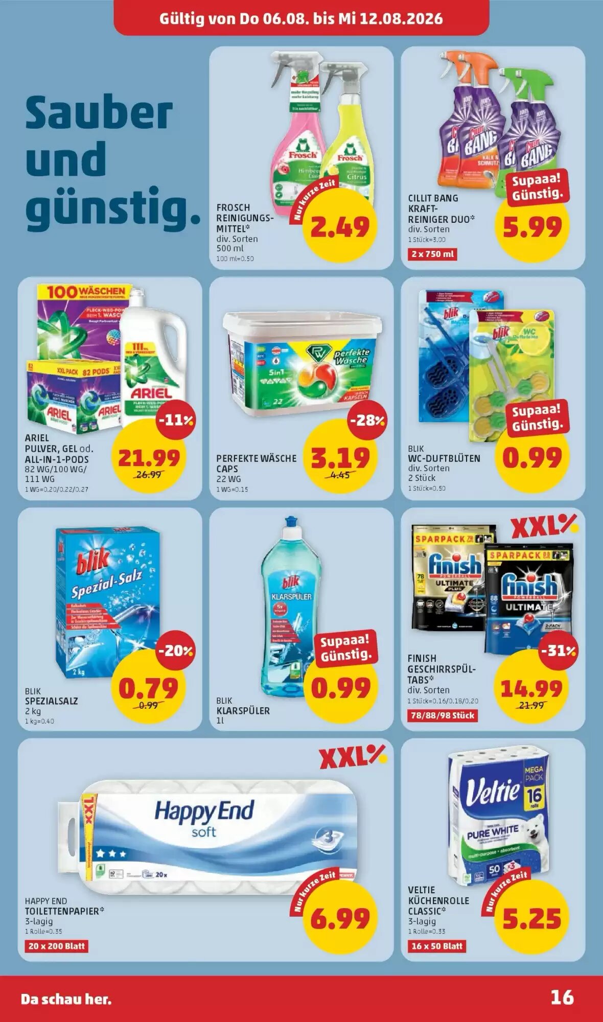 PENNY Flugblatt (ab 06.08.2026) - Angebote und Prospekt - Seite 16