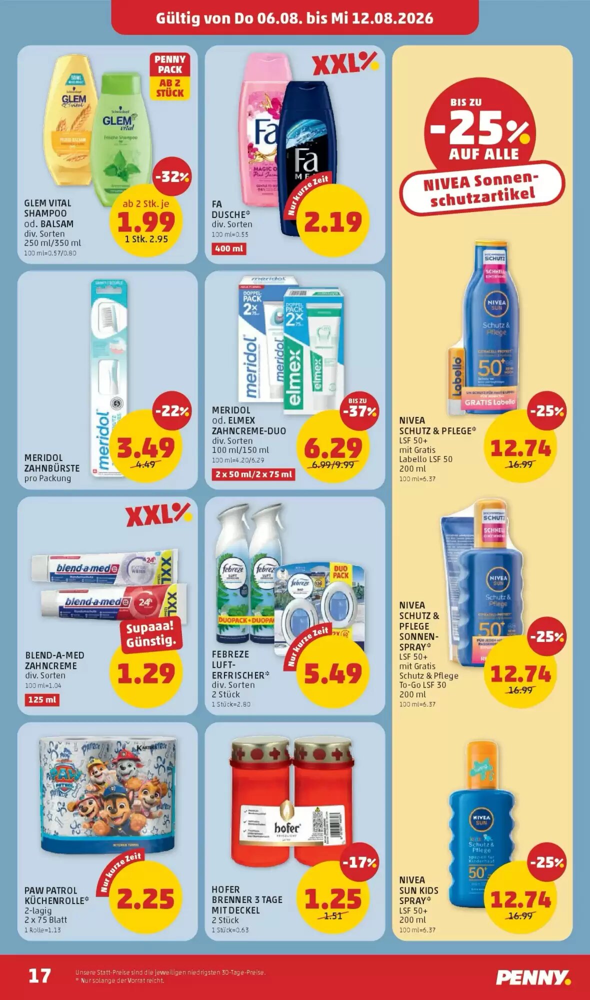 PENNY Flugblatt (ab 06.08.2026) - Angebote und Prospekt - Seite 17