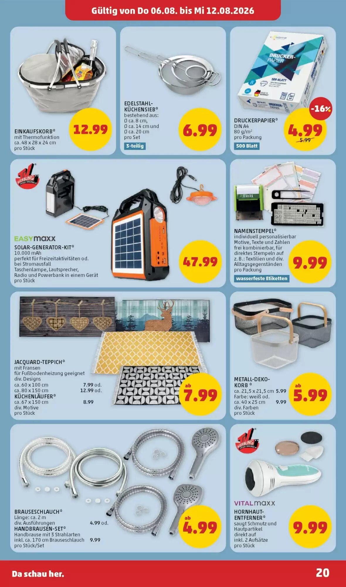 PENNY Flugblatt (ab 06.08.2026) - Angebote und Prospekt - Seite 20
