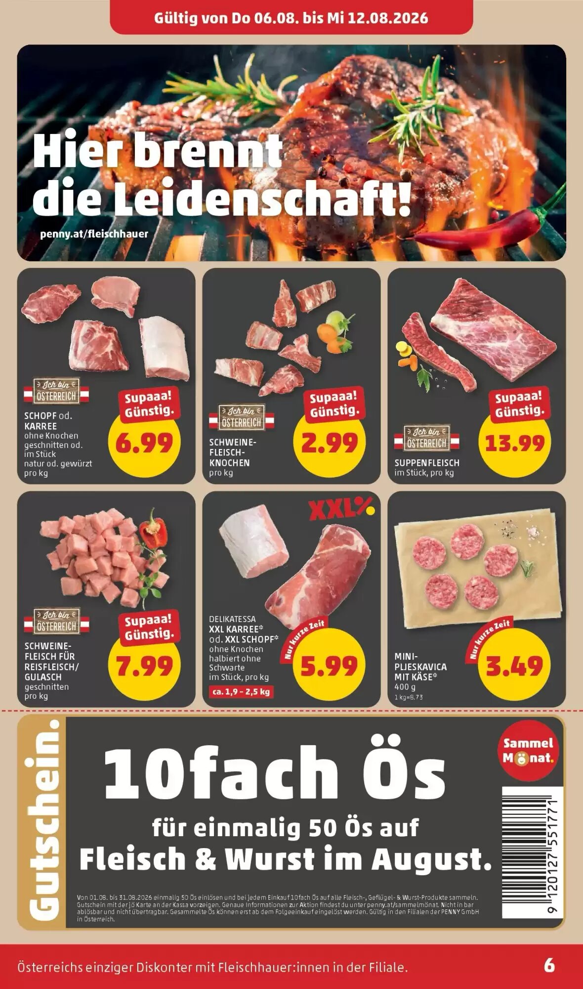 PENNY Flugblatt (ab 06.08.2026) - Angebote und Prospekt - Seite 6