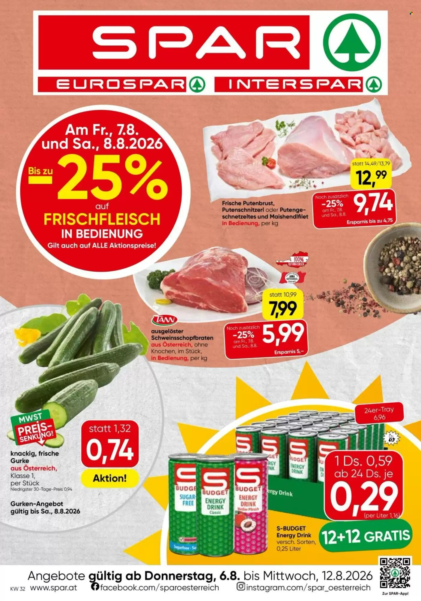 Eurospar Flugblatt (ab 06.08.2026) - Angebote und Prospekt - Seite 1