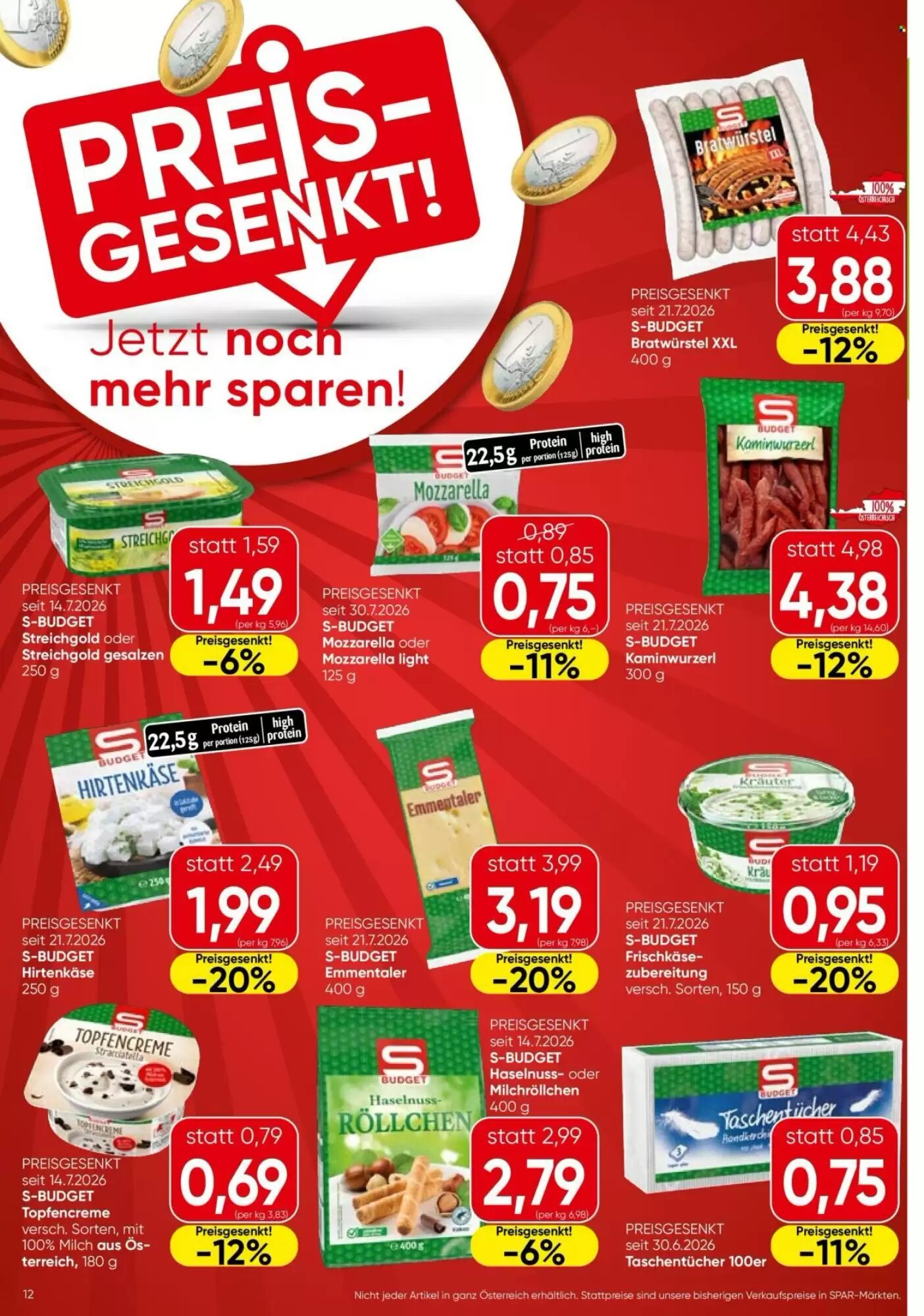 Eurospar Flugblatt (ab 06.08.2026) - Angebote und Prospekt - Seite 12
