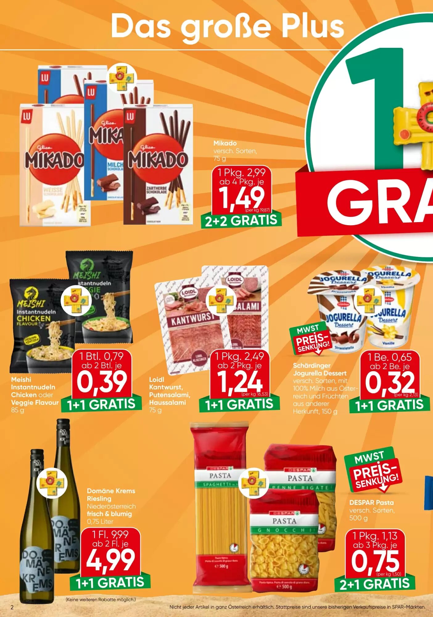 Spar Flugblatt (ab 06.08.2026) - Angebote und Prospekt - Seite 2
