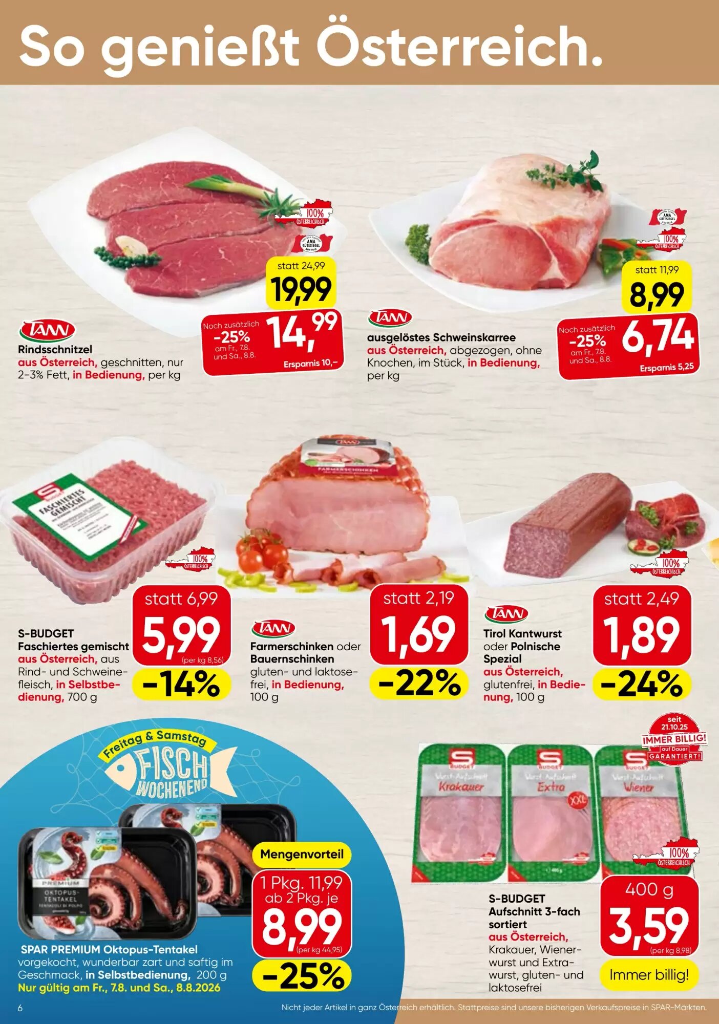 Spar Flugblatt (ab 06.08.2026) - Angebote und Prospekt - Seite 6