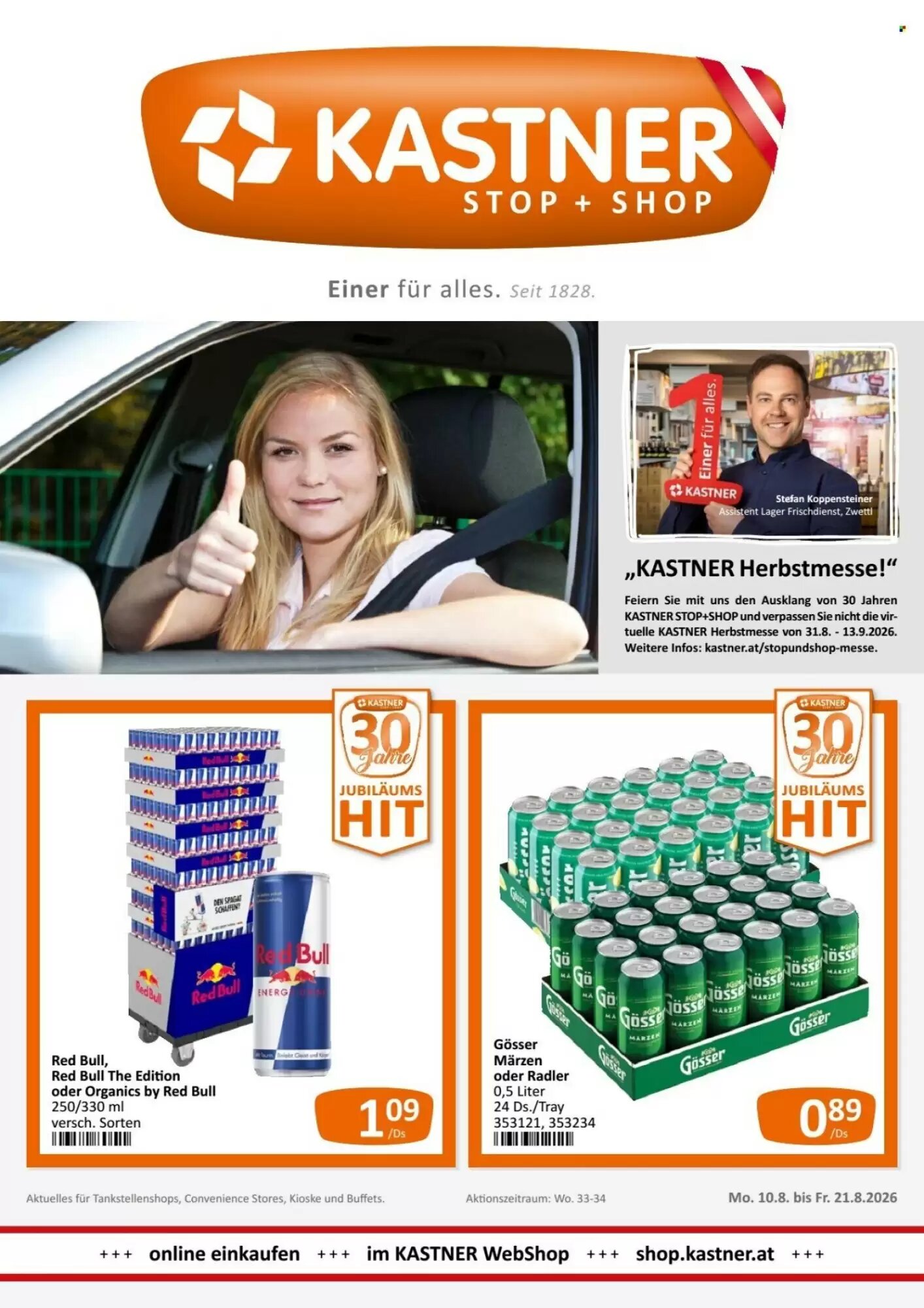 Kastner Flugblatt (ab 10.08.2026) - Angebote und Prospekt - Seite 1