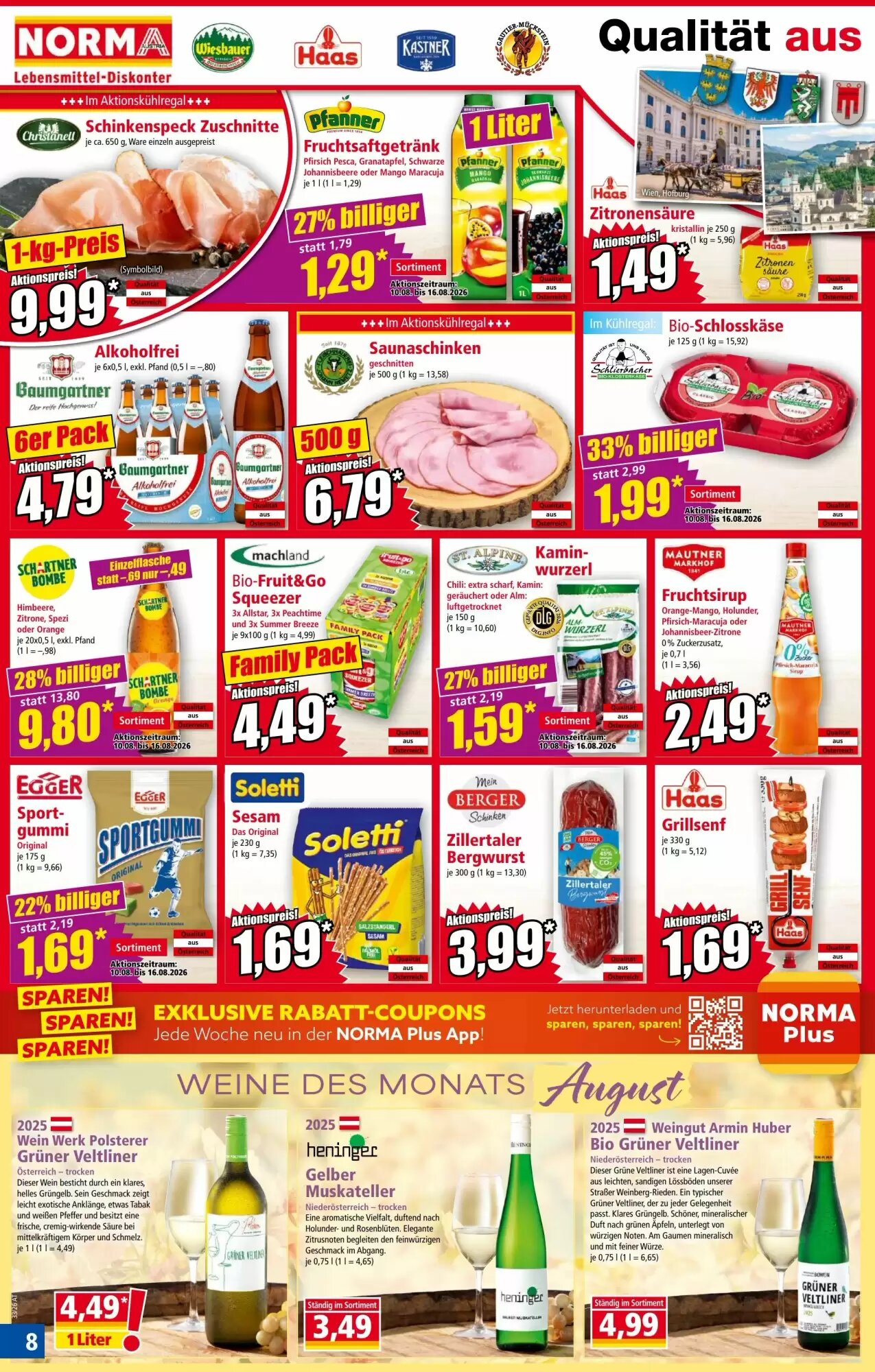 Norma Flugblatt (ab 10.08.2026) - Angebote und Prospekt - Seite 8