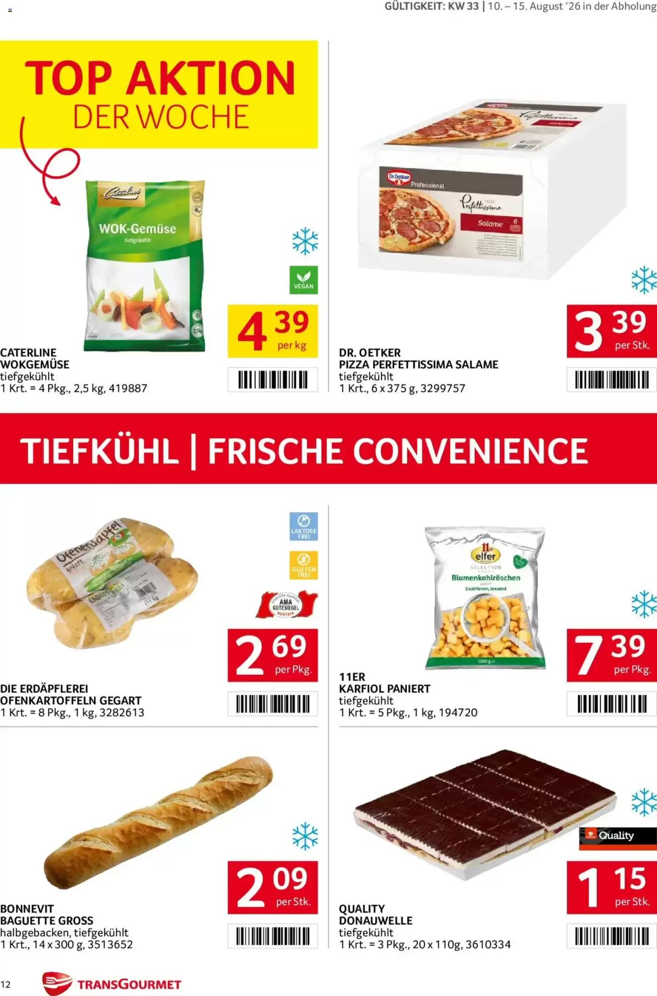 Transgourmet Flugblatt (ab 10.08.2026) - Angebote und Prospekt - Seite 12