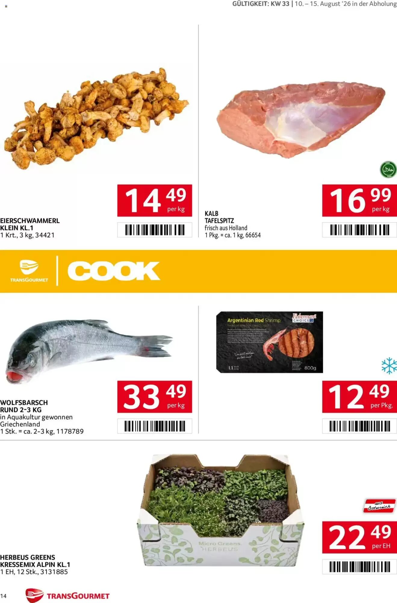 Transgourmet Flugblatt (ab 10.08.2026) - Angebote und Prospekt - Seite 14
