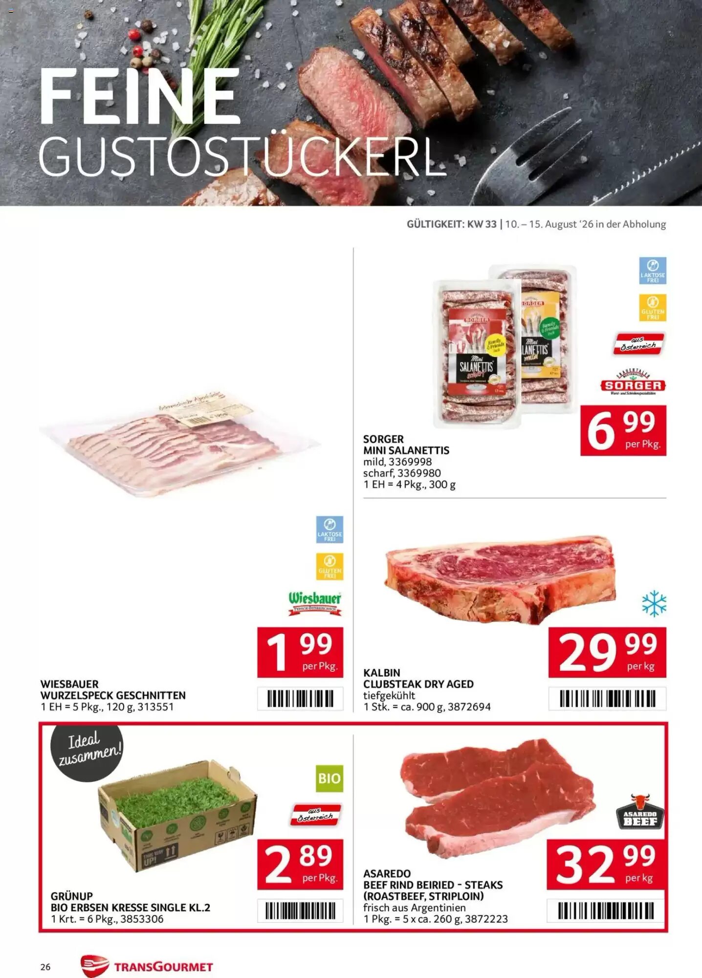 Transgourmet Flugblatt (ab 10.08.2026) - Angebote und Prospekt - Seite 26