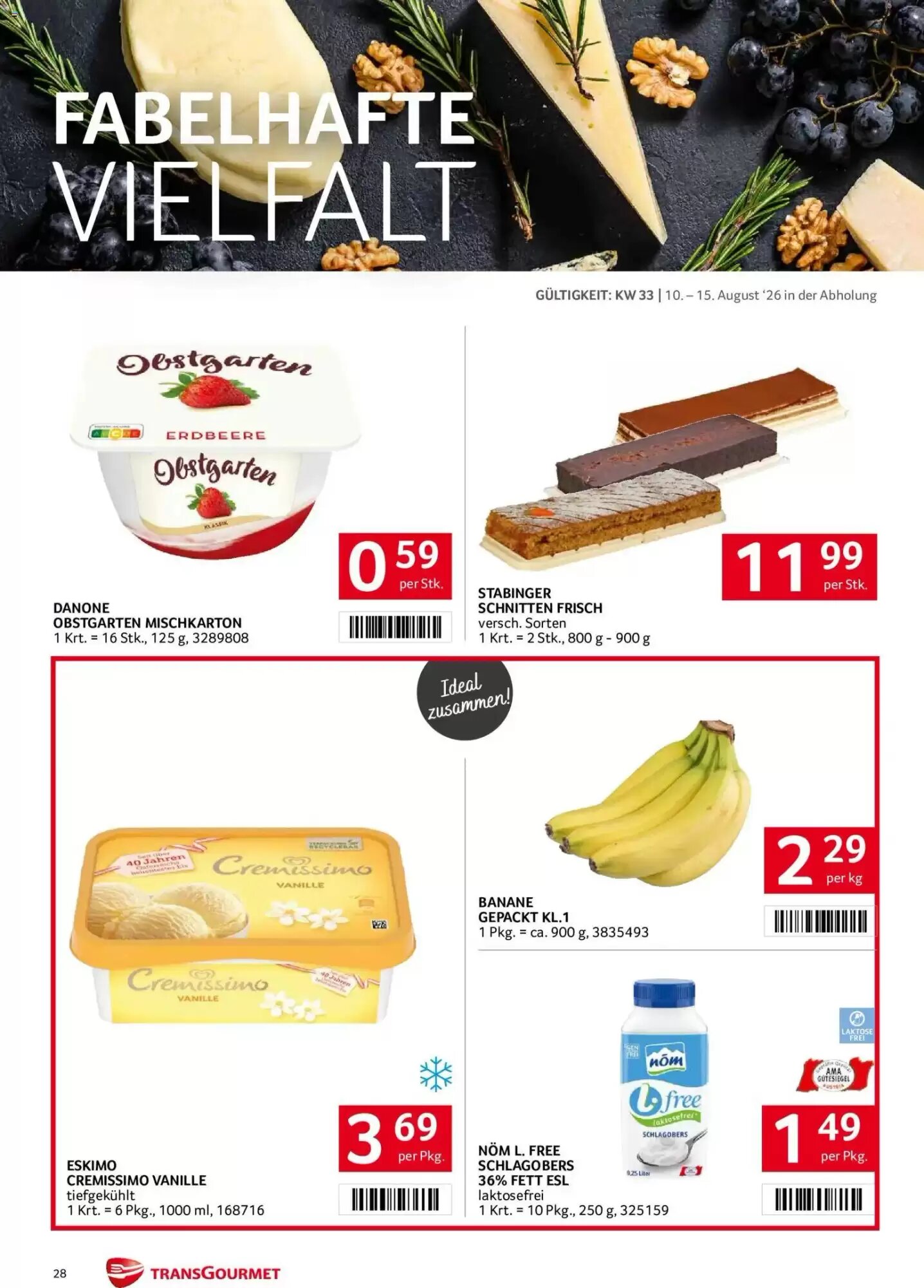 Transgourmet Flugblatt (ab 10.08.2026) - Angebote und Prospekt - Seite 28