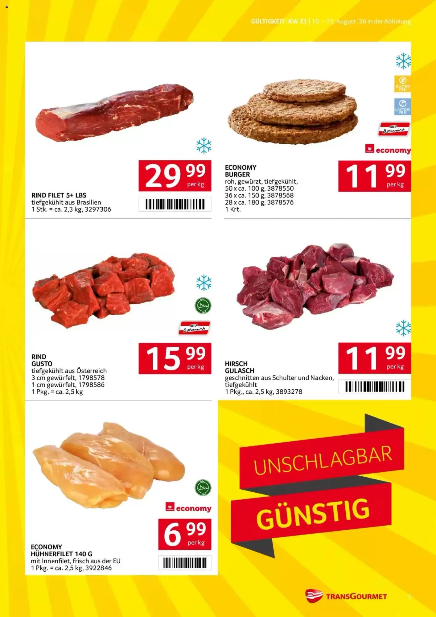 Transgourmet Flugblatt (ab 10.08.2026) - Angebote und Prospekt - Seite 3